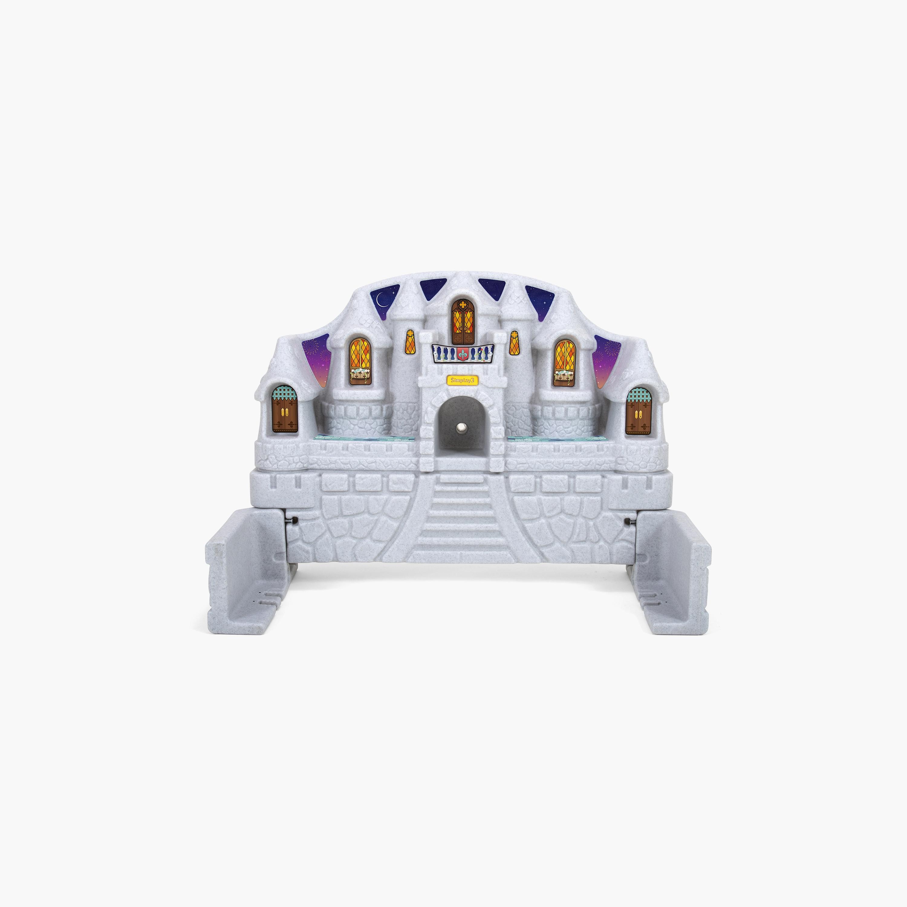 Simplay3 Imagination Castle  Twin Bed Headboard - Multicolour - 3 Years+-baby-nursery-furniture-chairsandtables-image-1