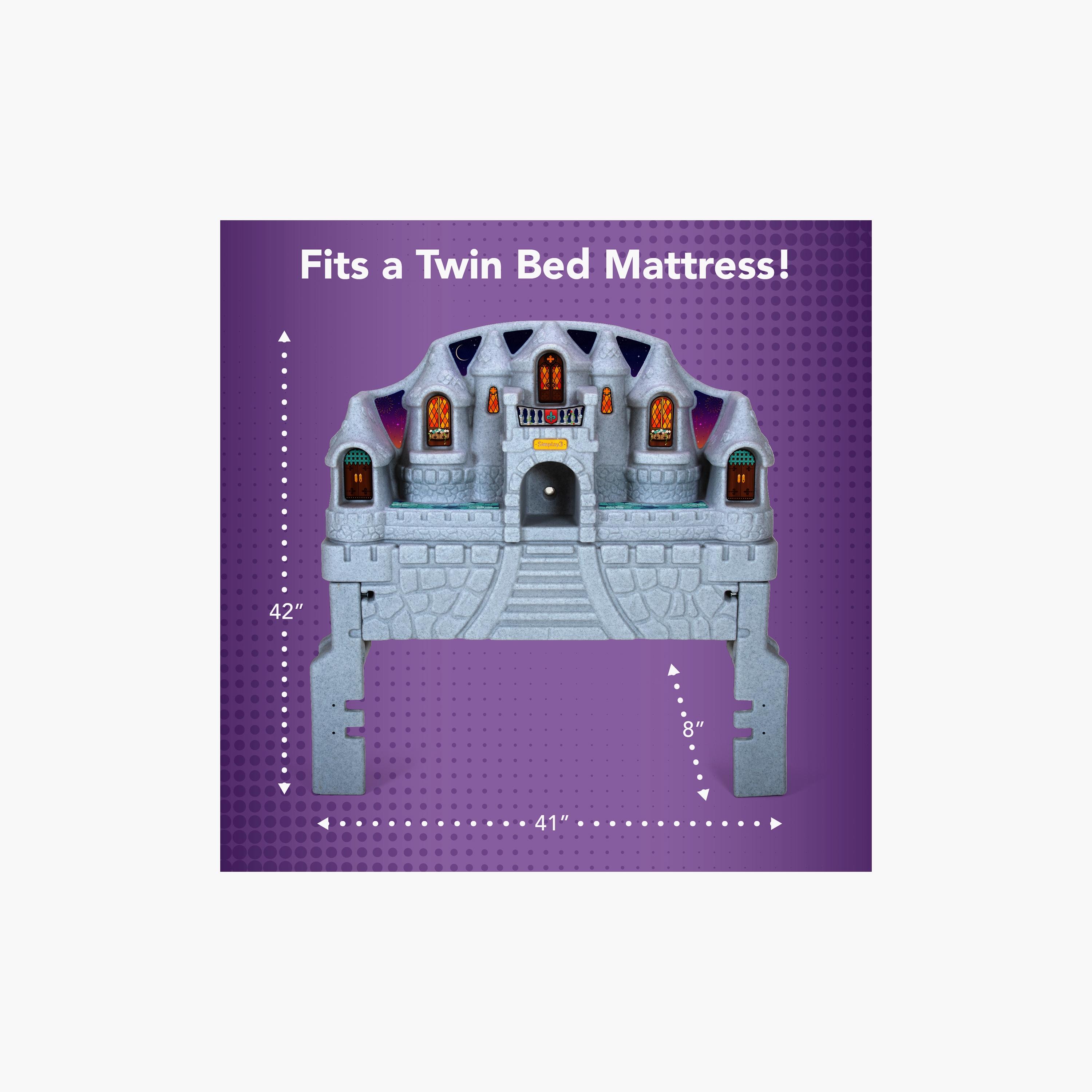 Simplay3 Imagination Castle  Twin Bed Headboard - Multicolour - 3 Years+-baby-nursery-furniture-chairsandtables-image-6