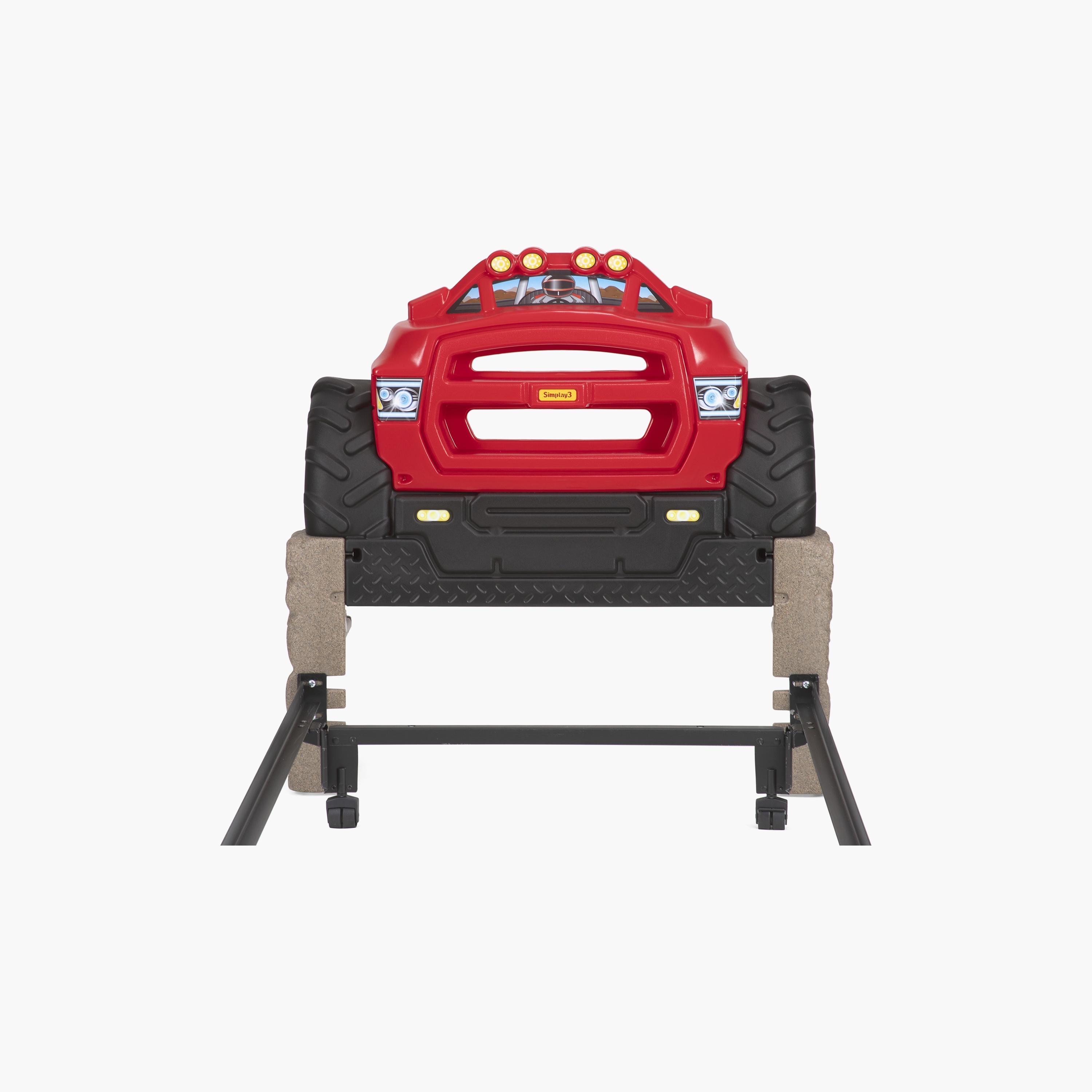 Simplay3 Monster Truck Twin Bed Headboard  - Multicolour - 3 Years+-baby-nursery-furniture-chairsandtables-image-3