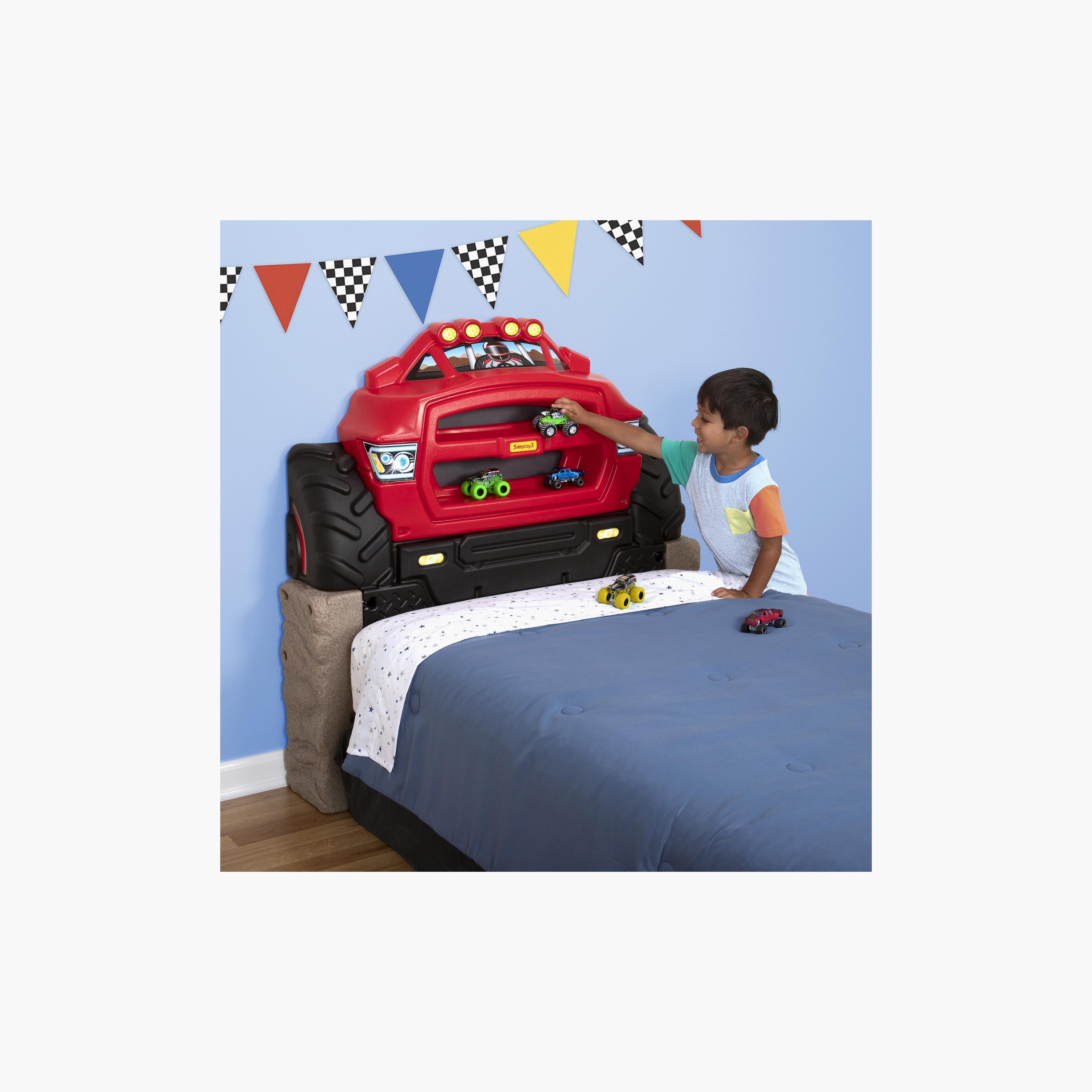 Simplay3 Monster Truck Twin Bed Headboard  - Multicolour - 3 Years+-baby-nursery-furniture-chairsandtables-image-5