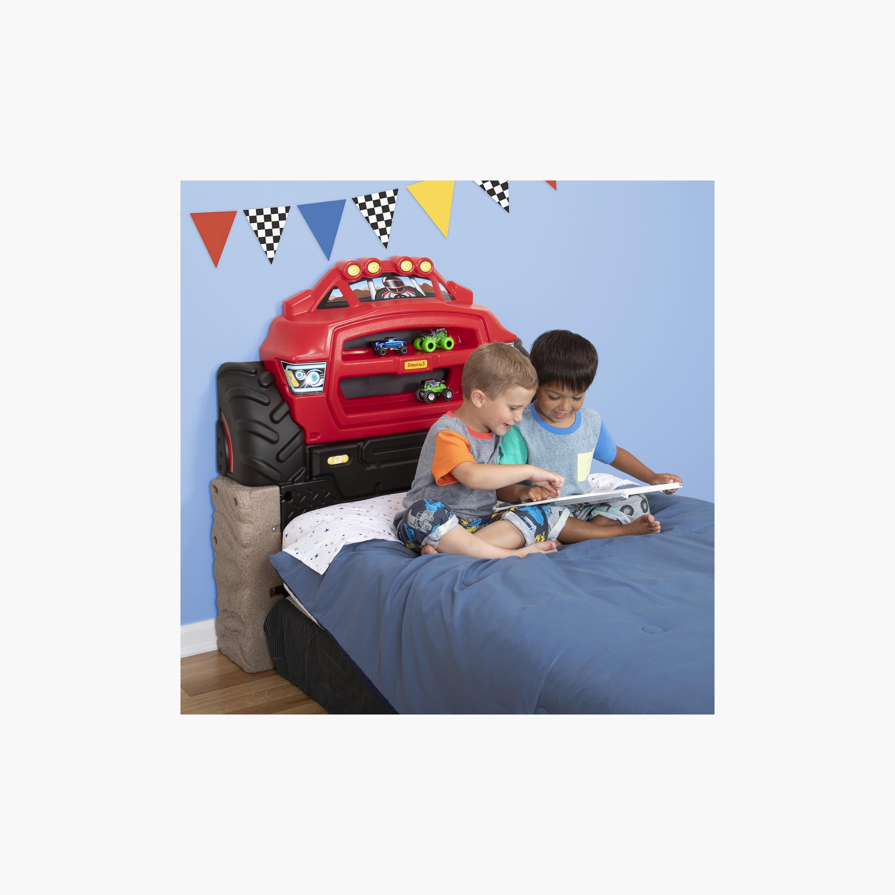 Simplay3 Monster Truck Twin Bed Headboard  - Multicolour - 3 Years+-baby-nursery-furniture-chairsandtables-image-6