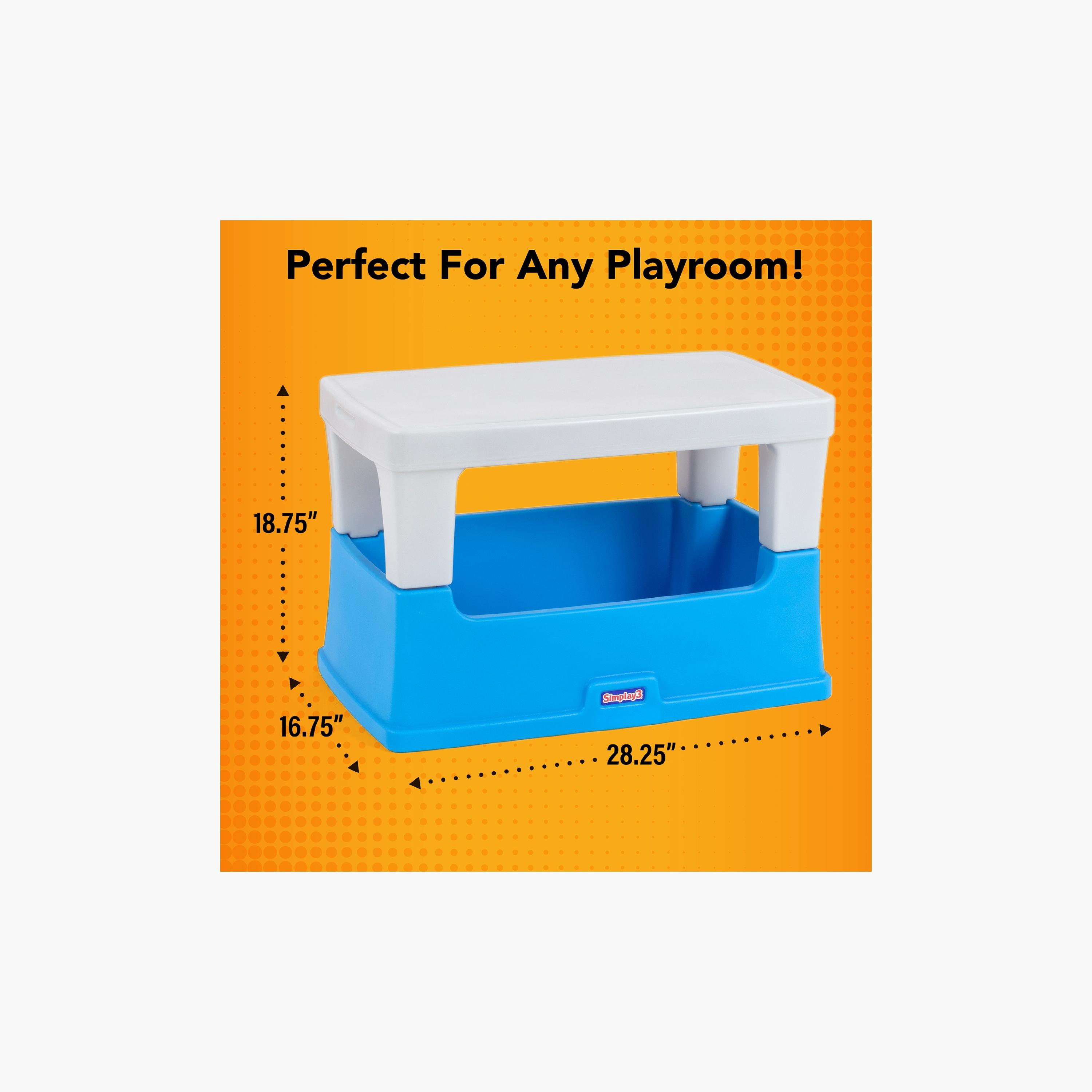 Simplay3 Multipurpose Play Around Toy Box Table - Multicolour - 2 Years+-toys-outdoor-playhousesandplayards-image-4