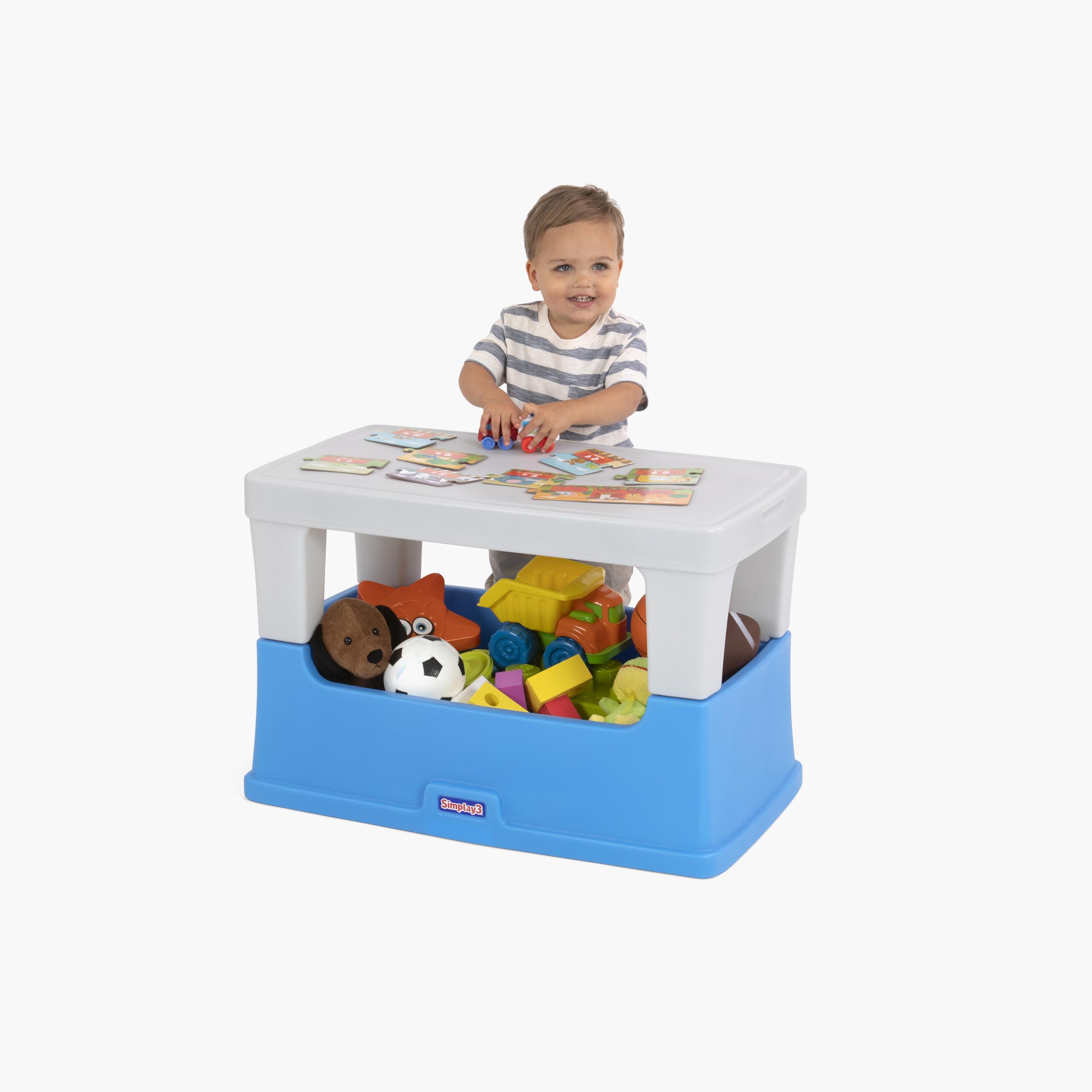 Simplay3 Multipurpose Play Around Toy Box Table - Multicolour - 2 Years+-toys-outdoor-playhousesandplayards-image-6