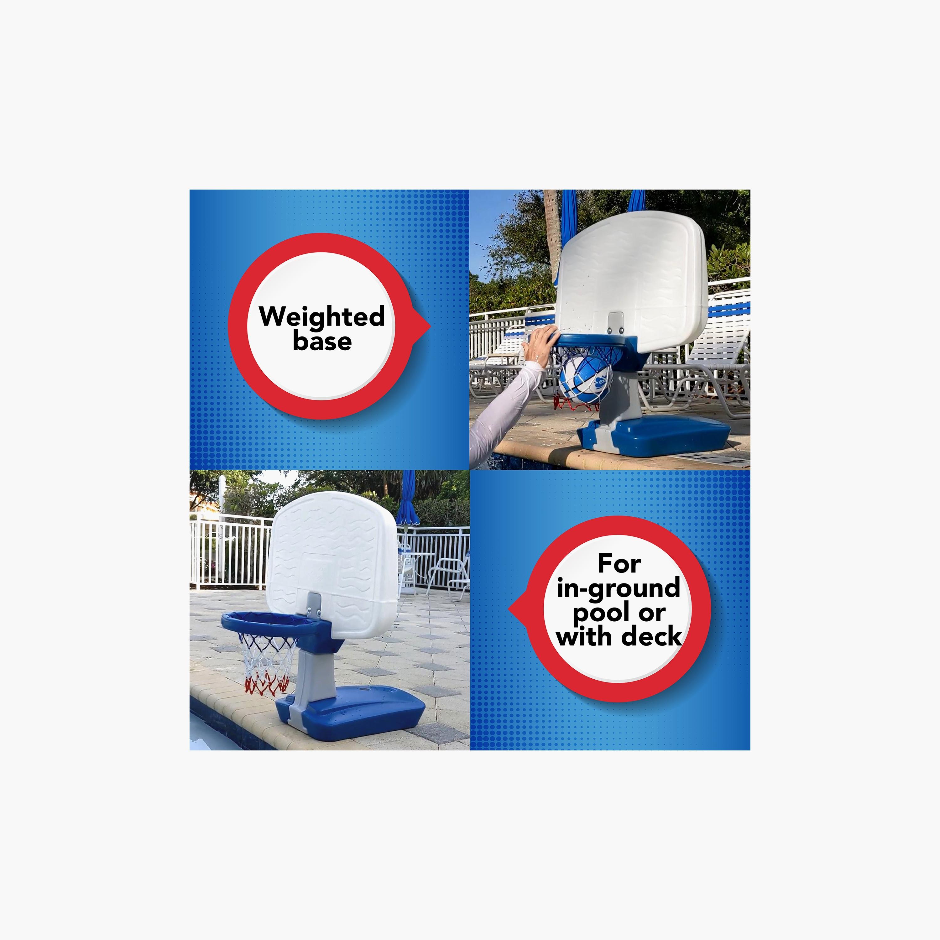 Simplay3 Pool time Basketball Hoop Game Set - Multicolour - 8 Years+-toys-outdoor-poolandbeach-beachtoys-image-3