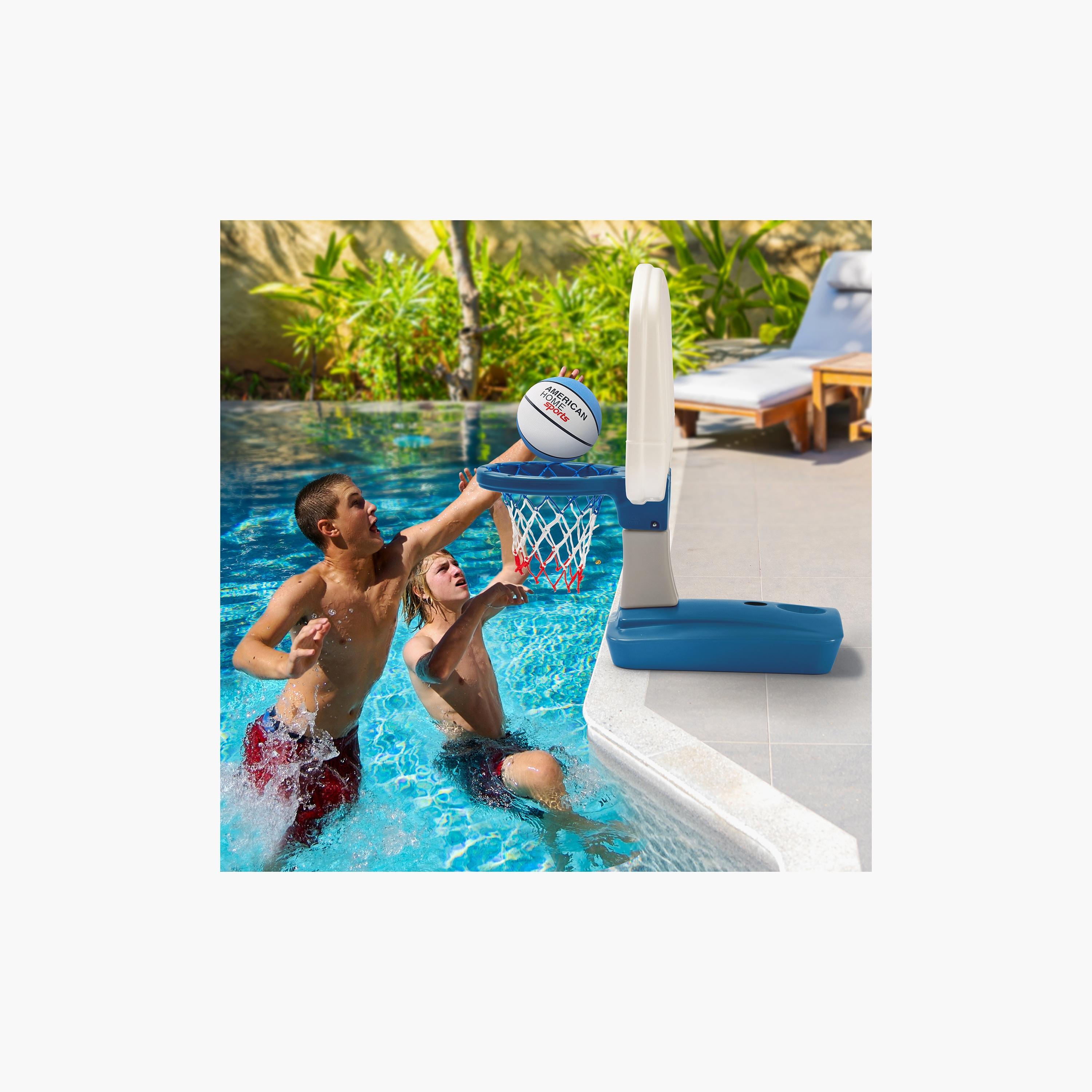 Simplay3 Pool time Basketball Hoop Game Set - Multicolour - 8 Years+-toys-outdoor-poolandbeach-beachtoys-image-5