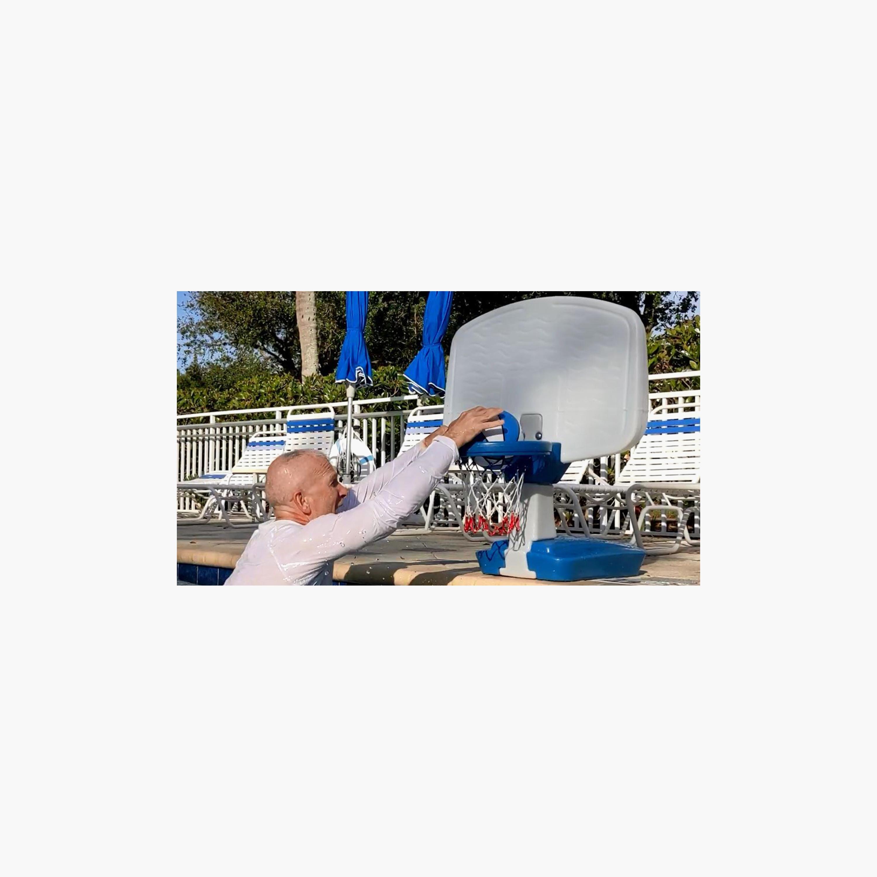 Simplay3 Pool time Basketball Hoop Game Set - Multicolour - 8 Years+-toys-outdoor-poolandbeach-beachtoys-image-6