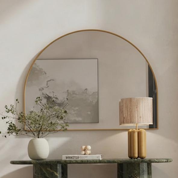 HomeKode Zoya Arched Wall Mirror - 120x90 cm