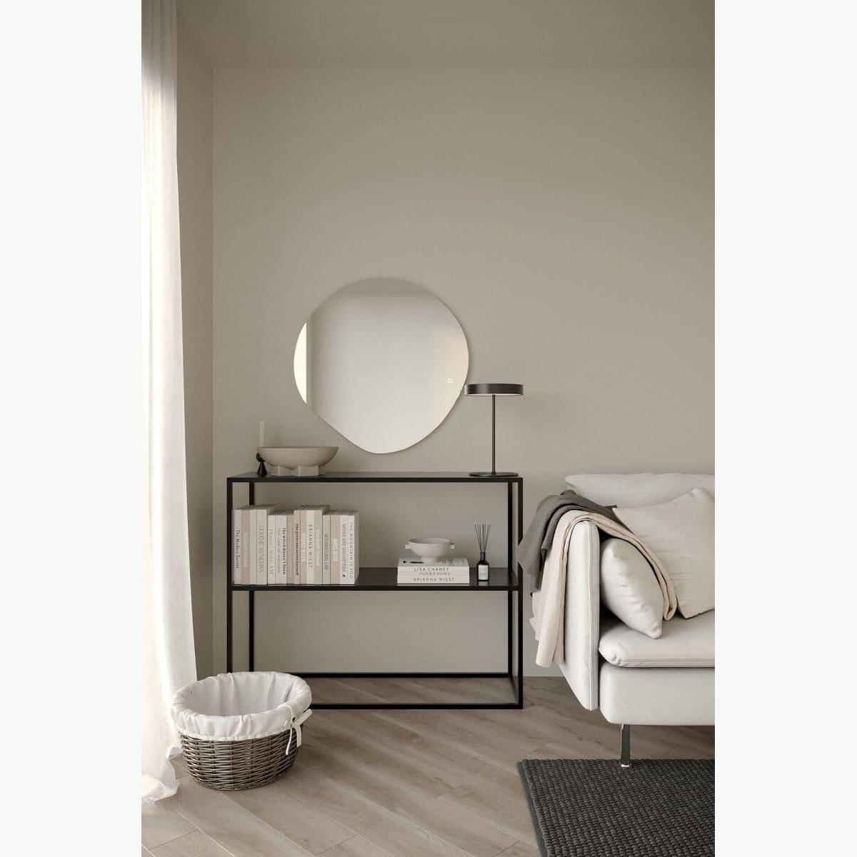 HomeKode Gleam LED Wall Mirror - 80x80 cm