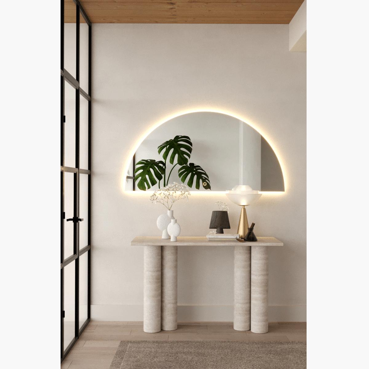 HomeKode Molly LED Wall Mirror - 75x150 cm