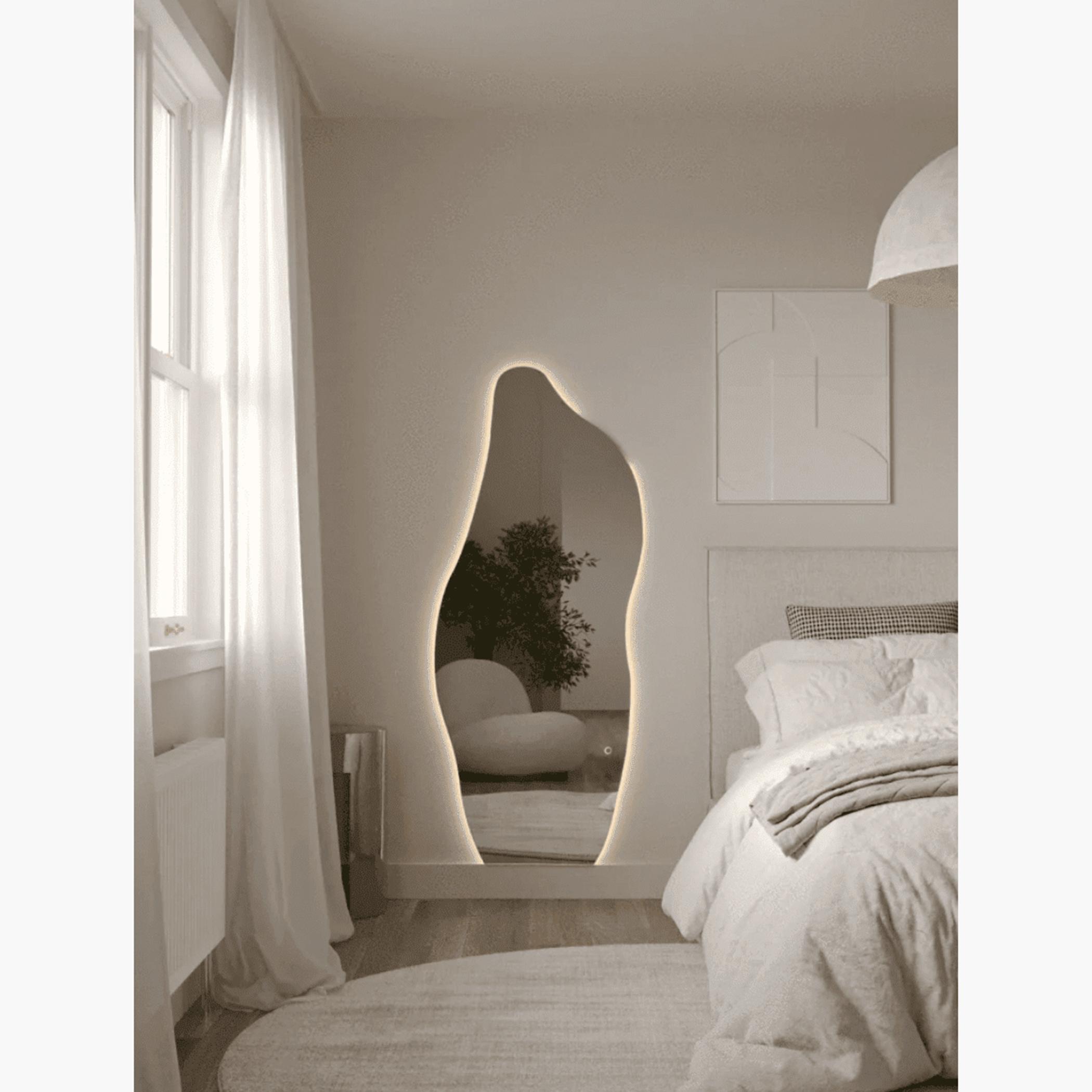 HomeKode Evelyn LED Floor Mirror - 70X170 cm