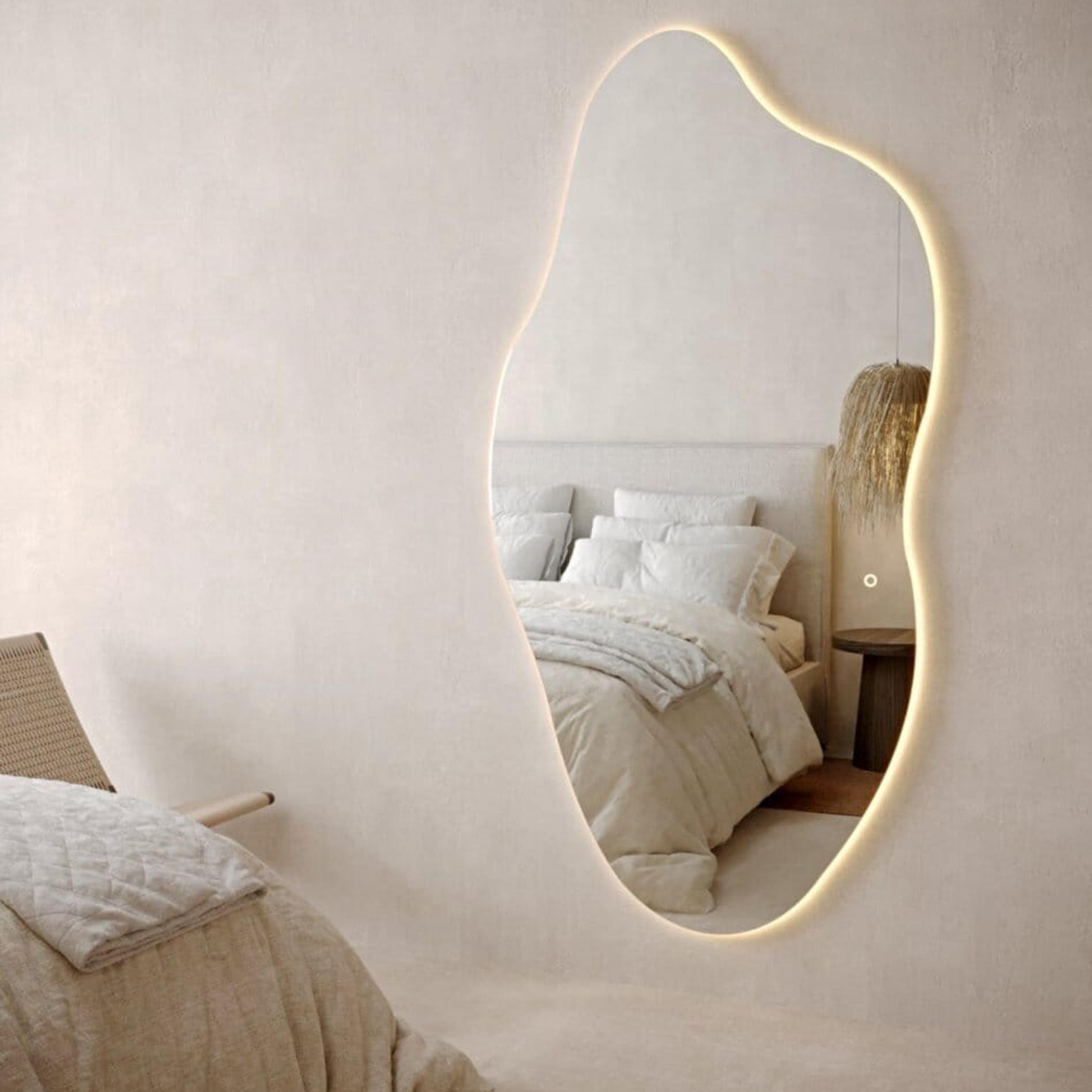 HomeKode Cloud LED Wall Mirror - 180x90 cm