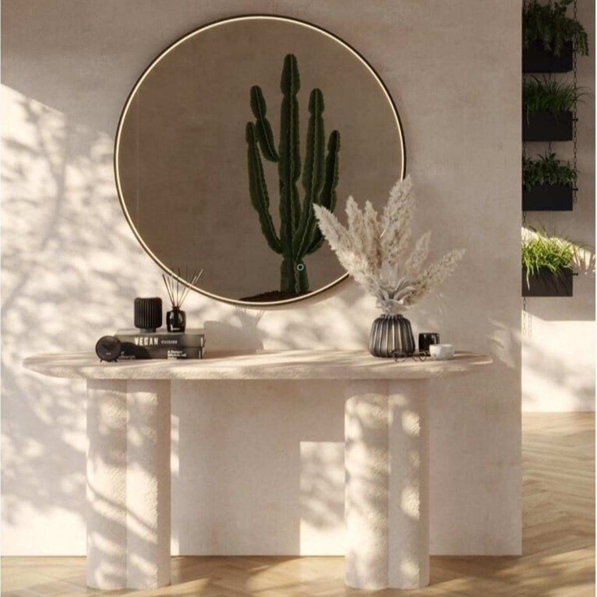HomeKode Maeve LED Wall Mirror - 100 cm