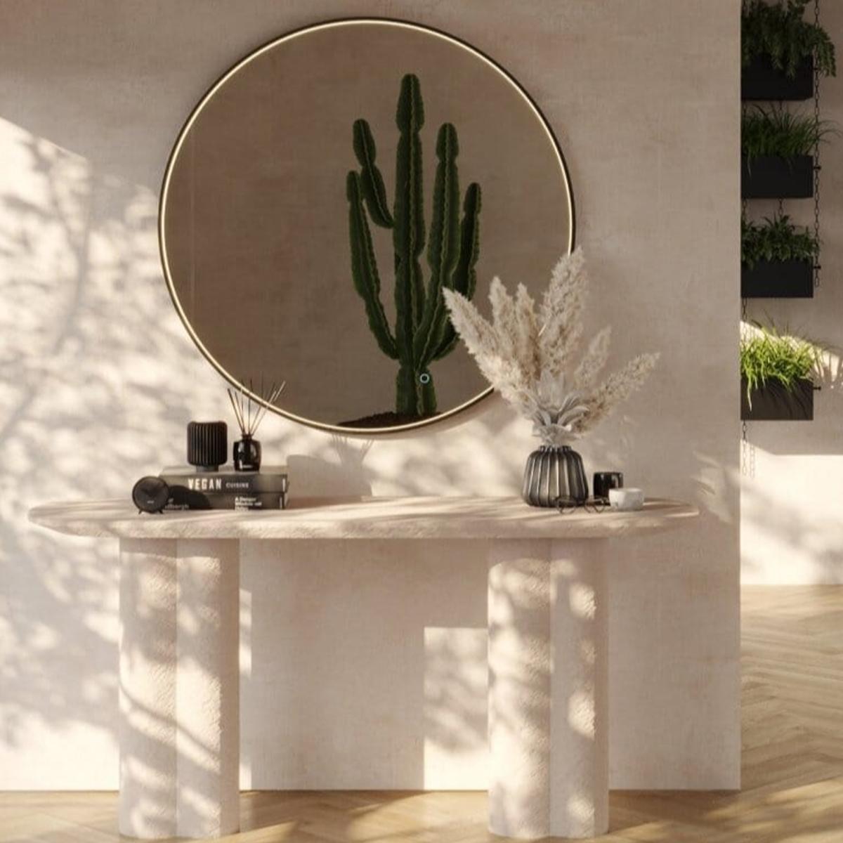 HomeKode Maeve LED Wall Mirror - 120 cm