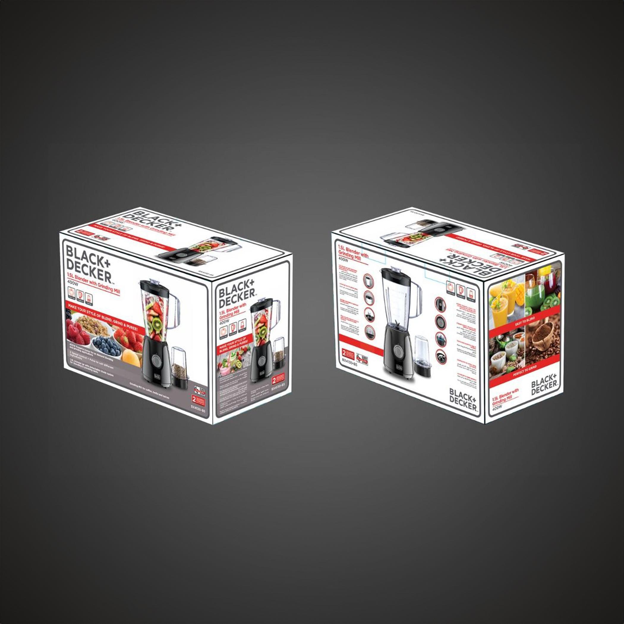خلاط 400 واط مع مطحنة من بلاك آند ديكر - BX4130-B5-hbxhomeware-appliances-blendersmixersandgrinders-image-3