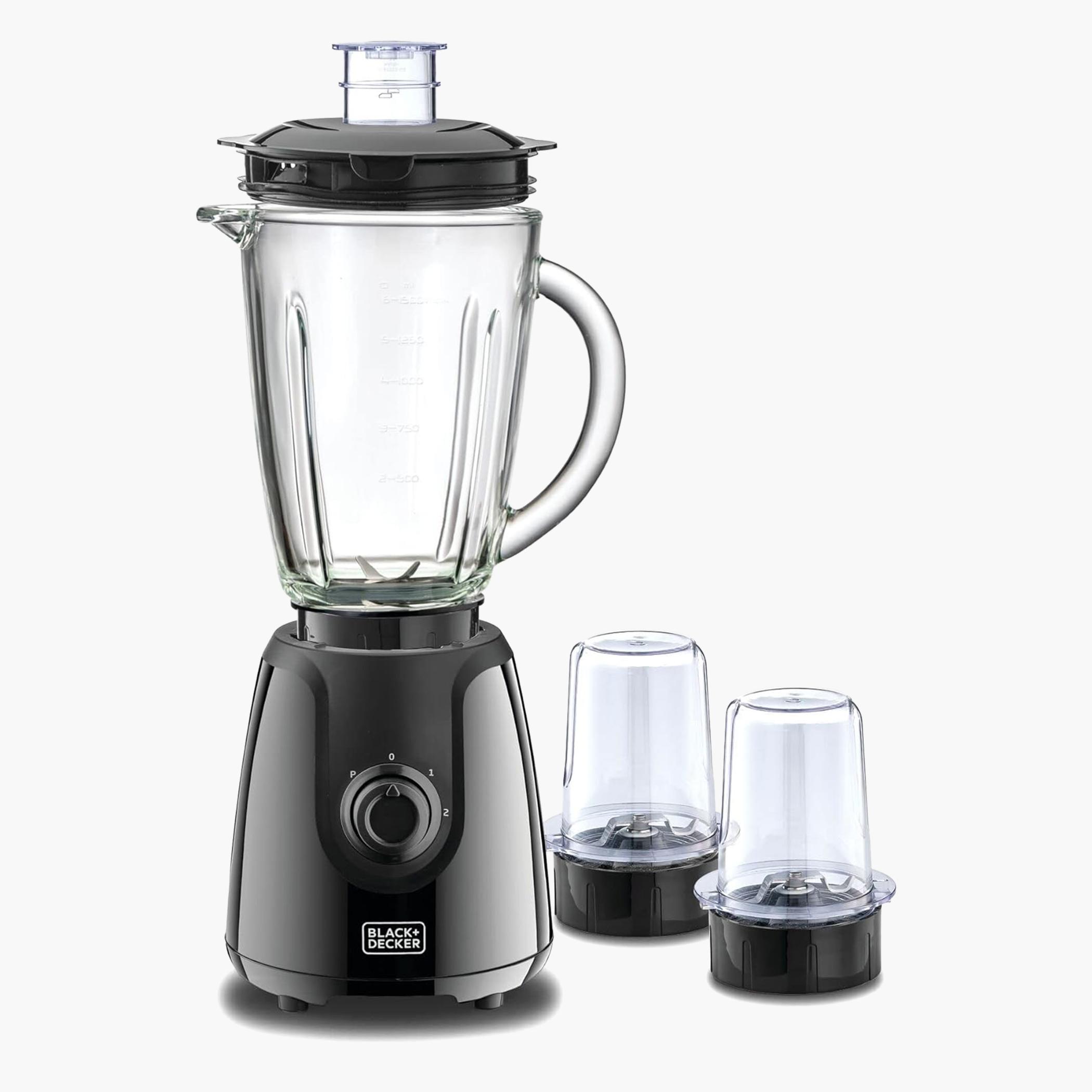 خلاط 400 واط مع جرّة زجاج و2 مطحنة من بلاك آند ديكر - Bx440G-B5-hbxhomeware-appliances-blendersmixersandgrinders-image-2