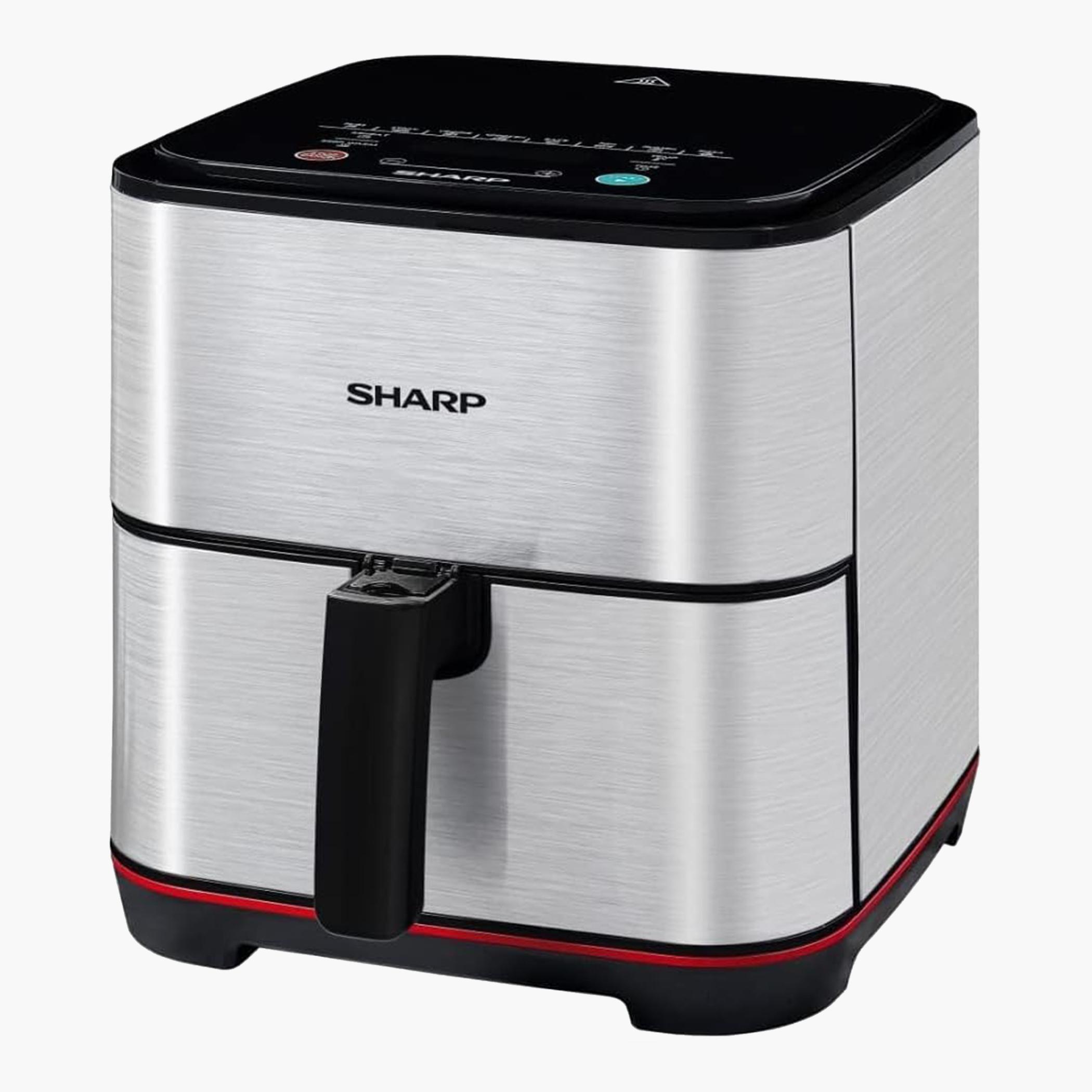 Sharp 1600W 7L Non-stick Coating Air Fryer with 8 Cook Menu - KF-AF70RT-S3-hbxhomeware-appliances-airfryers-image-3