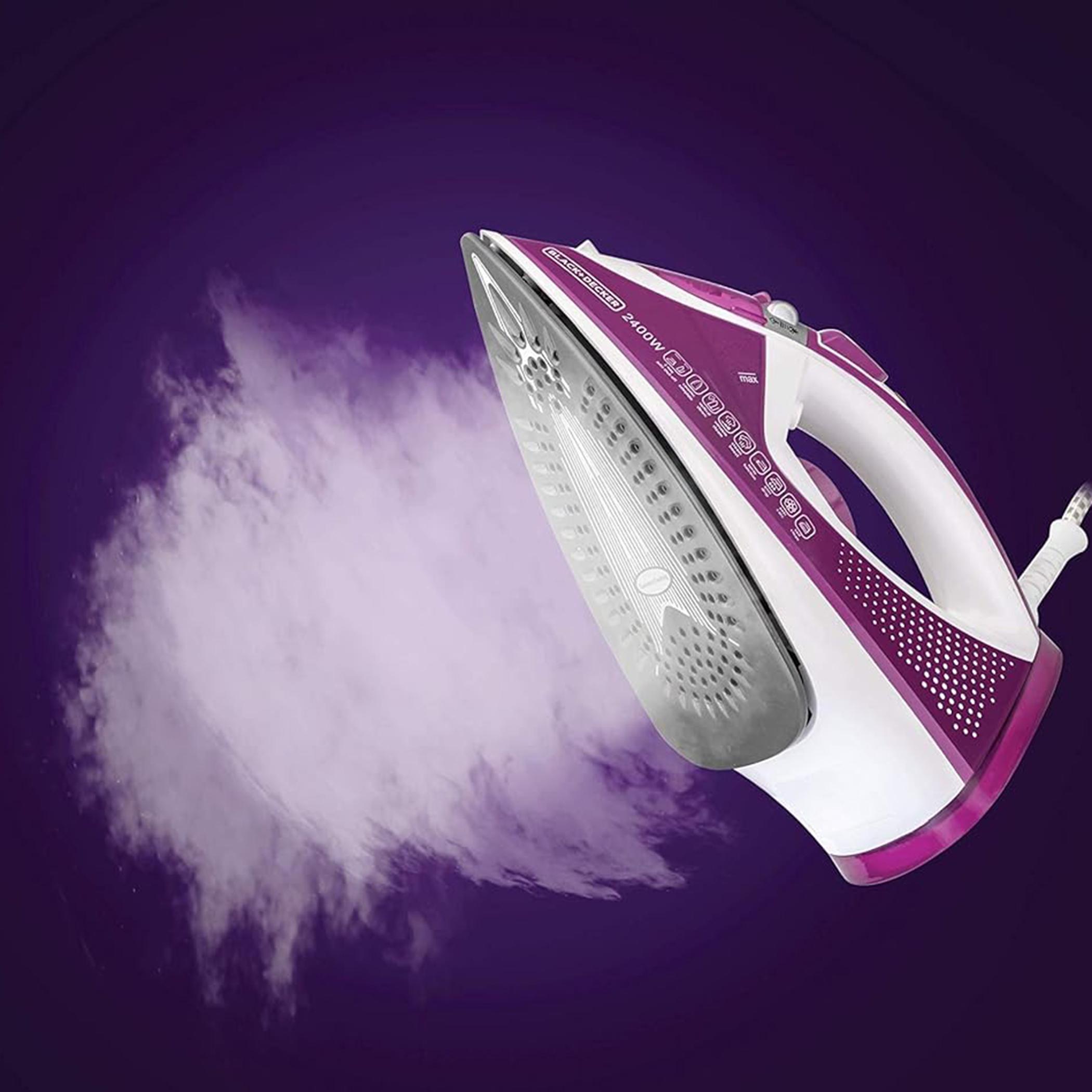 Black & Decker Auto Shutoff and Ceramic Soleplate Steam Iron - X2450-B5-hbxhomeware-hbxbathroom-image-5