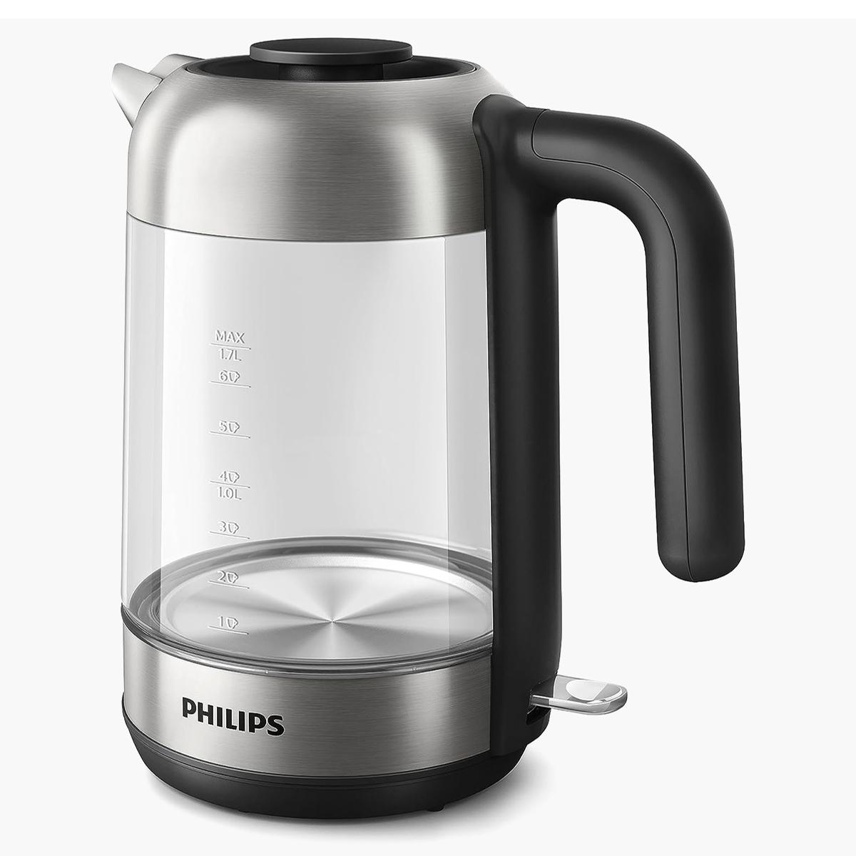 Philips 2200W Stainless Steel Series 5000 Glass Kettle - 1.7 L-hbxappliances-kitchenappliances-electrickettles-image-1
