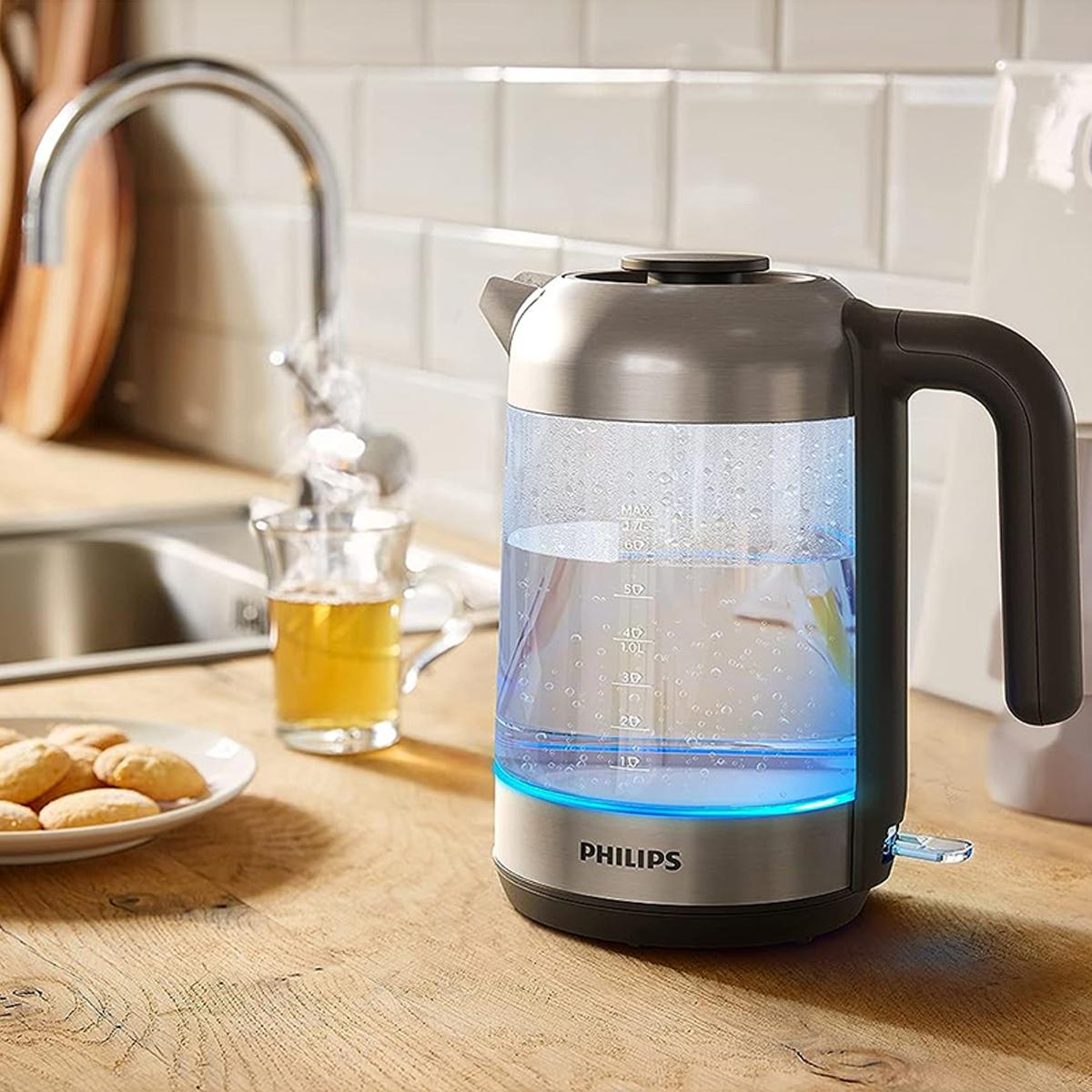 Philips 2200W Stainless Steel Series 5000 Glass Kettle - 1.7 L-hbxappliances-kitchenappliances-electrickettles-image-6