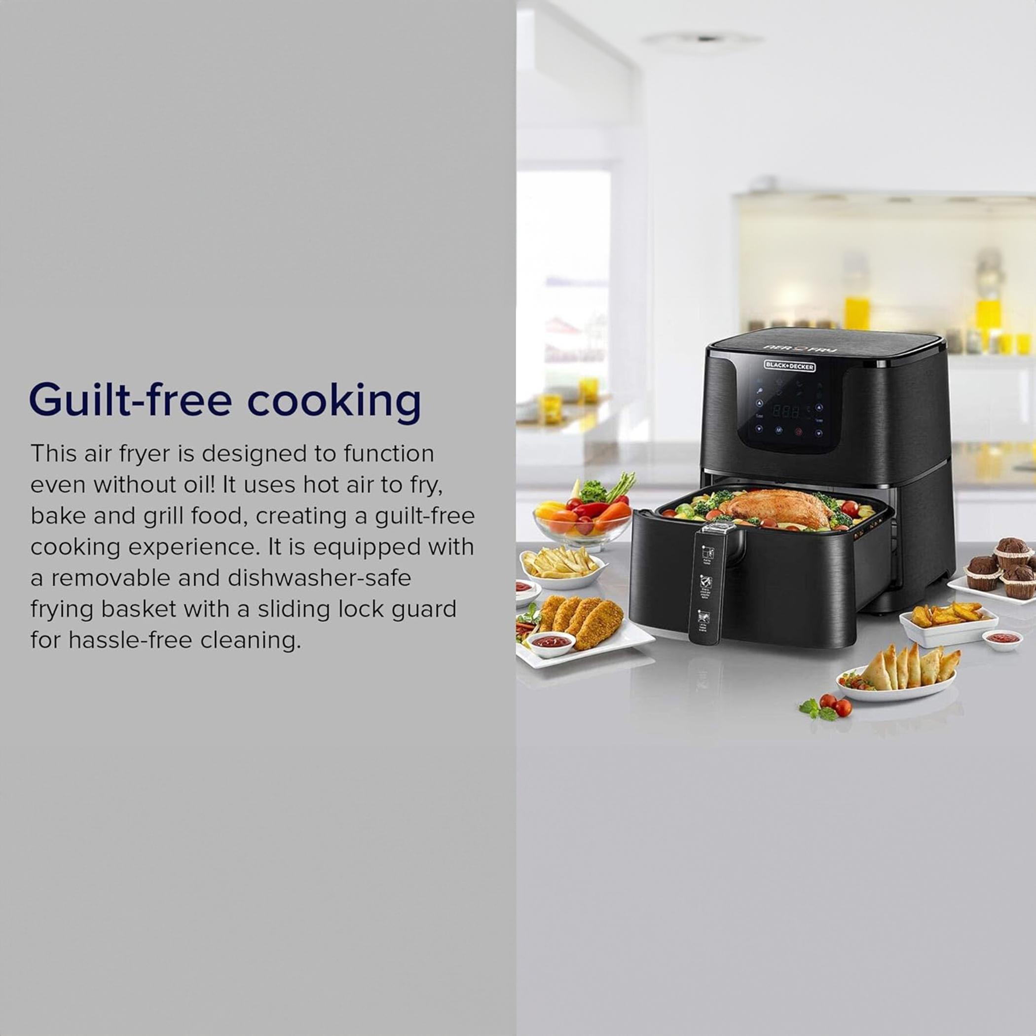 Black & Decker 1500W XL Digital Air Fryer Oven with Rapid Air Convection Tech - 12 L-hbxhomeware-appliances-airfryers-image-5