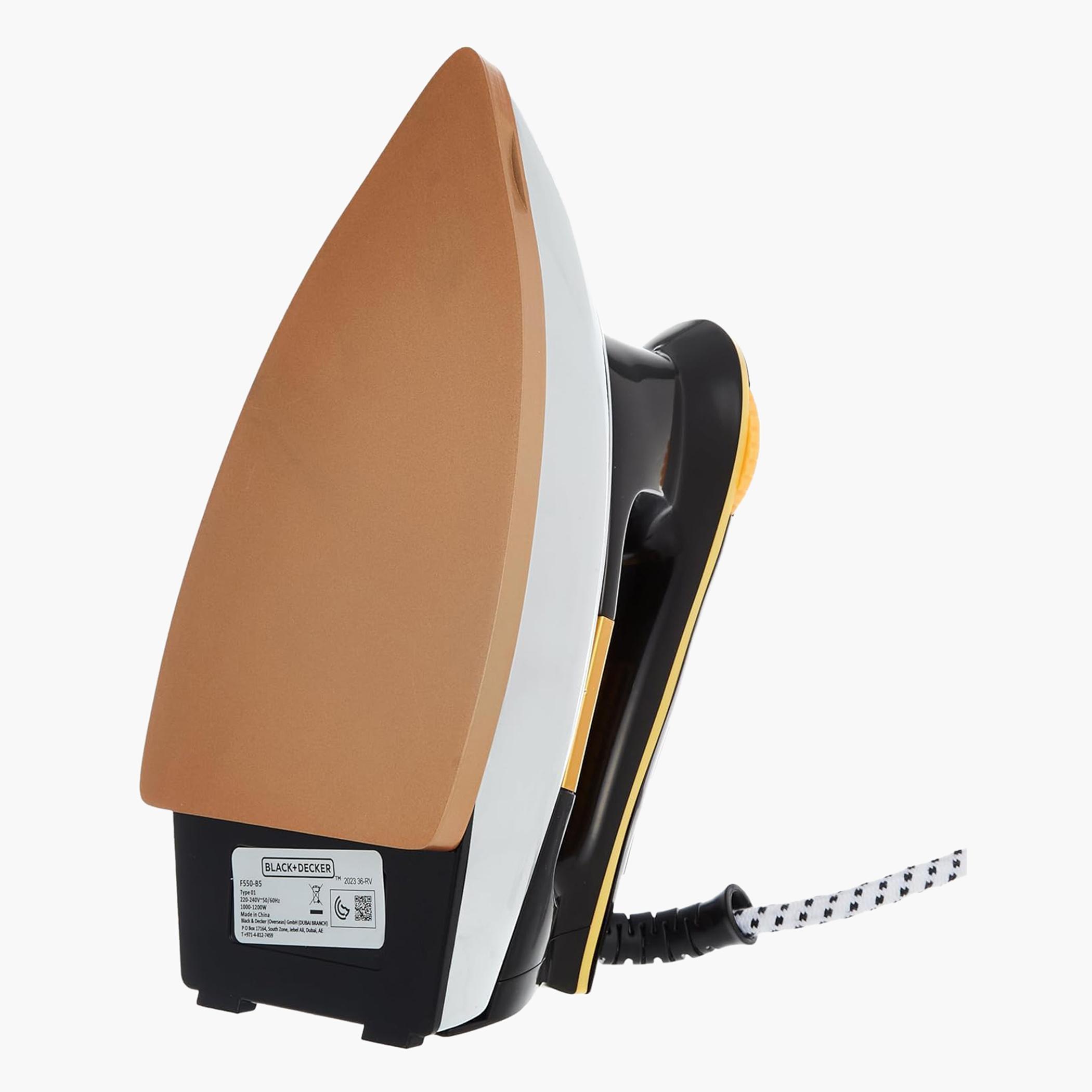 Black & Decker 1200W Heavy Weight Dry Iron - F550-b5-hbxhomeware-hbxbathroom-image-7