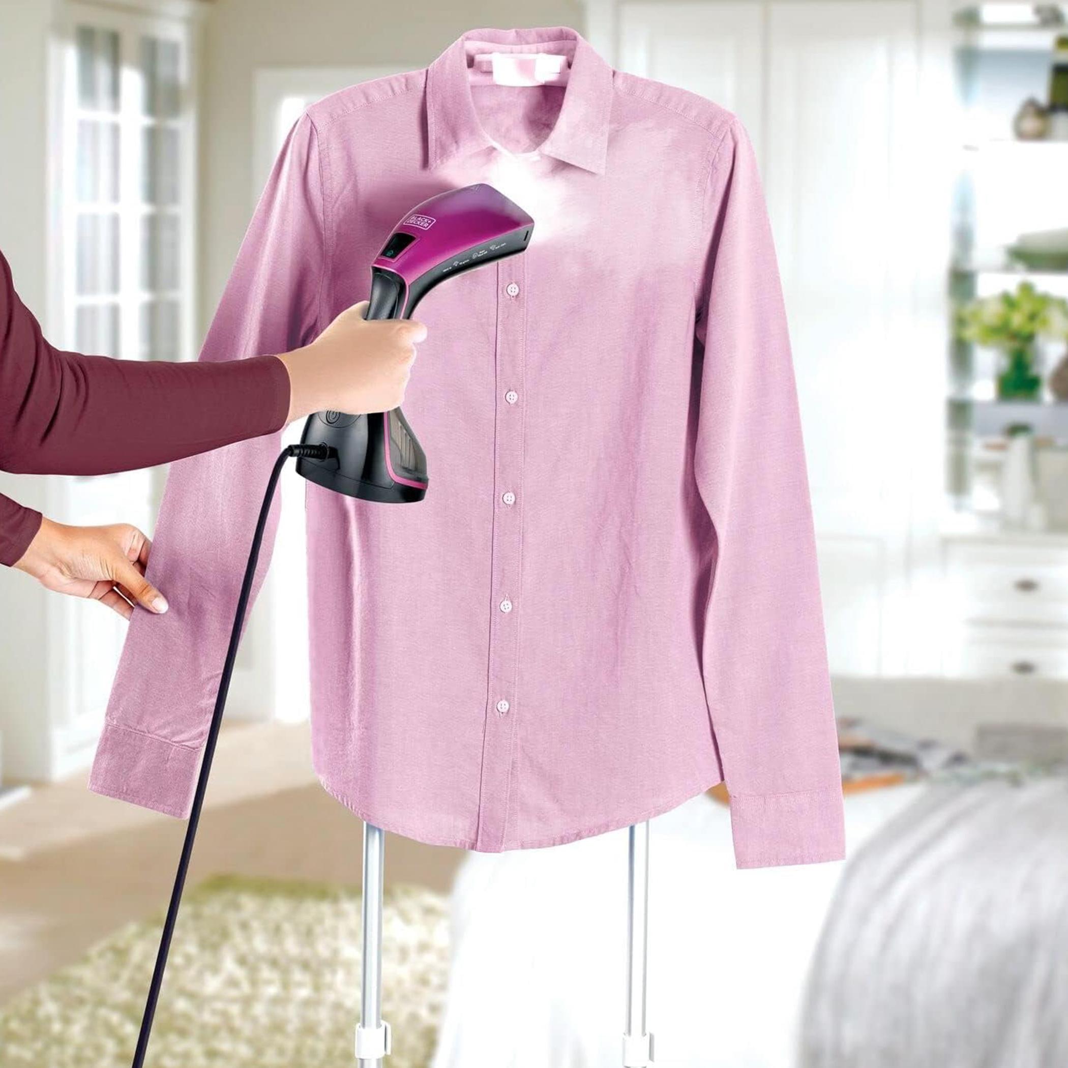 Black & Decker 1600W Portable Digital Handheld Garment Steamer - HSTD1600-B5-hbxhomeware-hbxbathroom-image-5