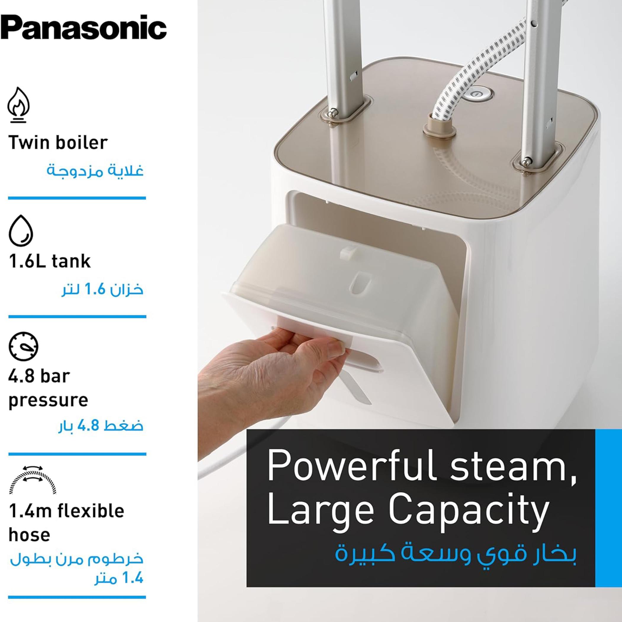 مكواة بخار سعة 1.6 لتر 2400 واط مع غلاية مزدوجة من باناسونيك- NI-GWF150WTH-hbxhomeware-hbxbathroom-image-7