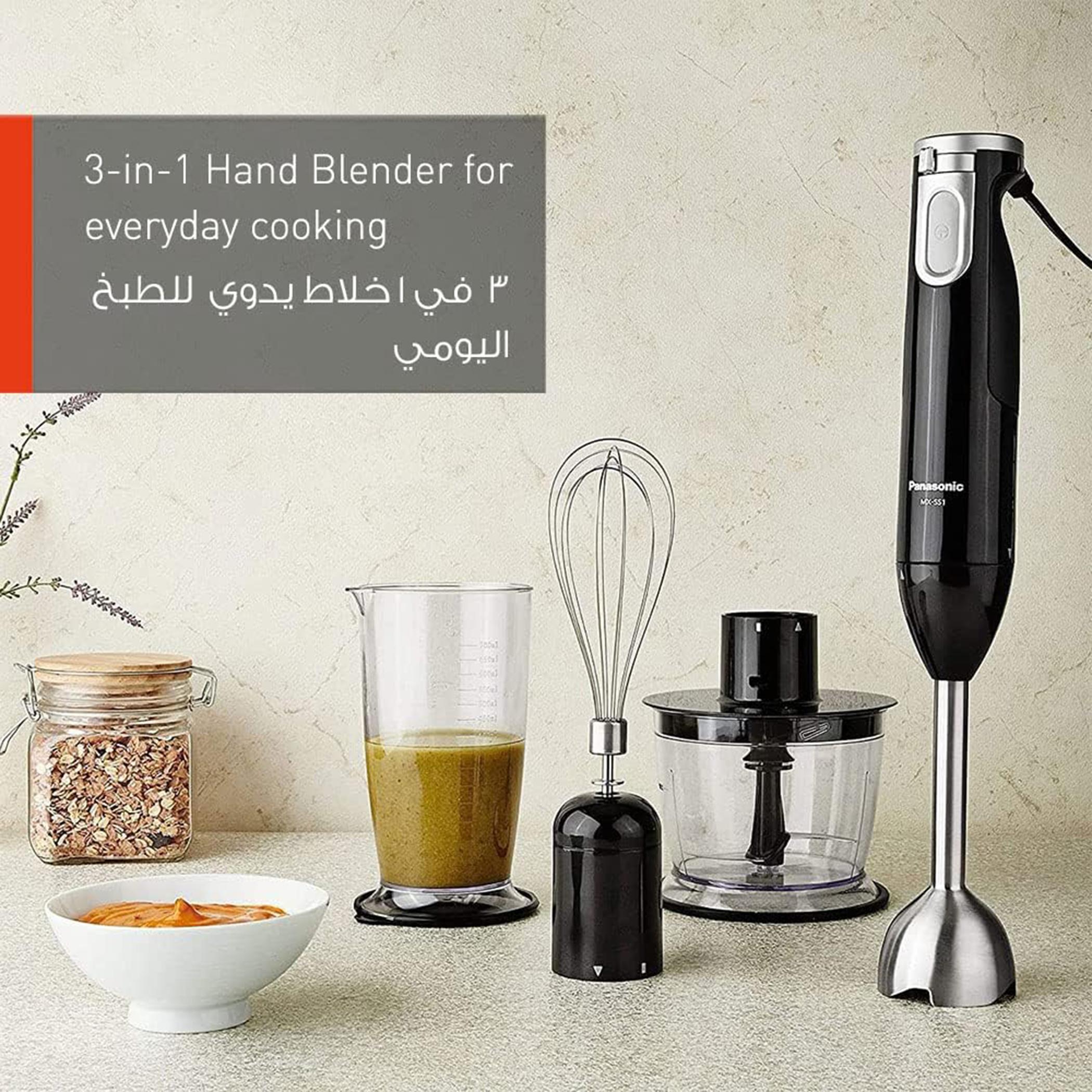 خلاط يدوي 600 واط من باناسونيك - MXSS1B-hbxhomeware-appliances-blendersmixersandgrinders-image-6