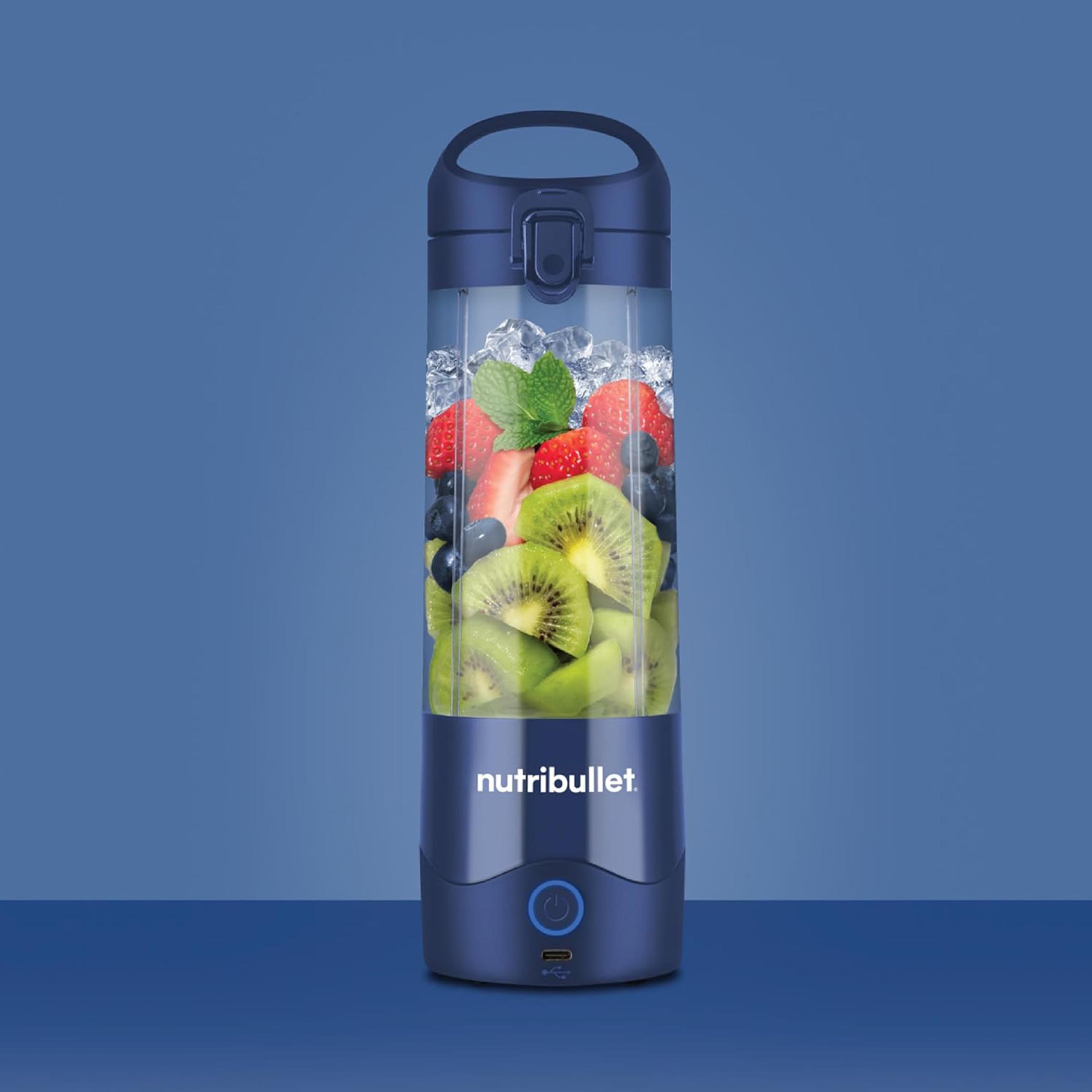 Nutribullet 475ml 100W Portable Blender with Handled Sip Lid - NB-PB475B-hbxhomeware-appliances-blendersmixersandgrinders-image-3