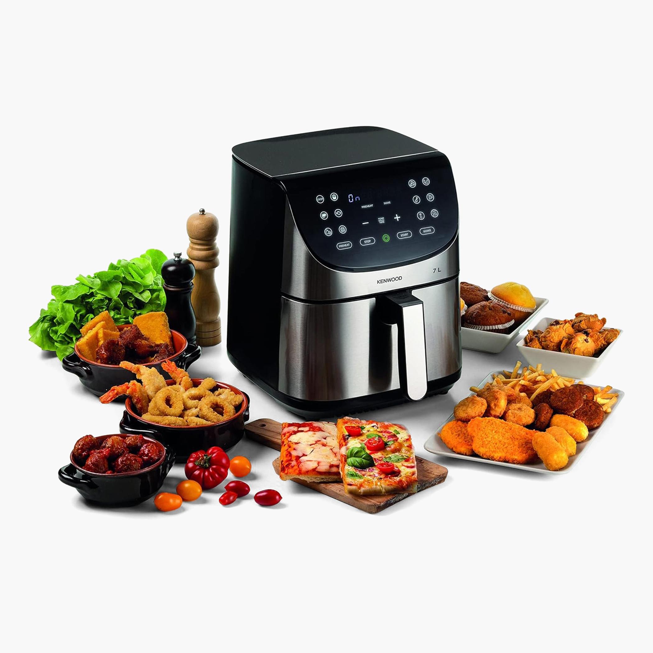 مقلاة هوائية رقمية 1800واط 7 لتر مع وظيفة ماكس كريسب ودوران سريع للهواء الساخن إكس إكس إكس لارج - كينوود-hbxhomeware-appliances-airfryers-image-3