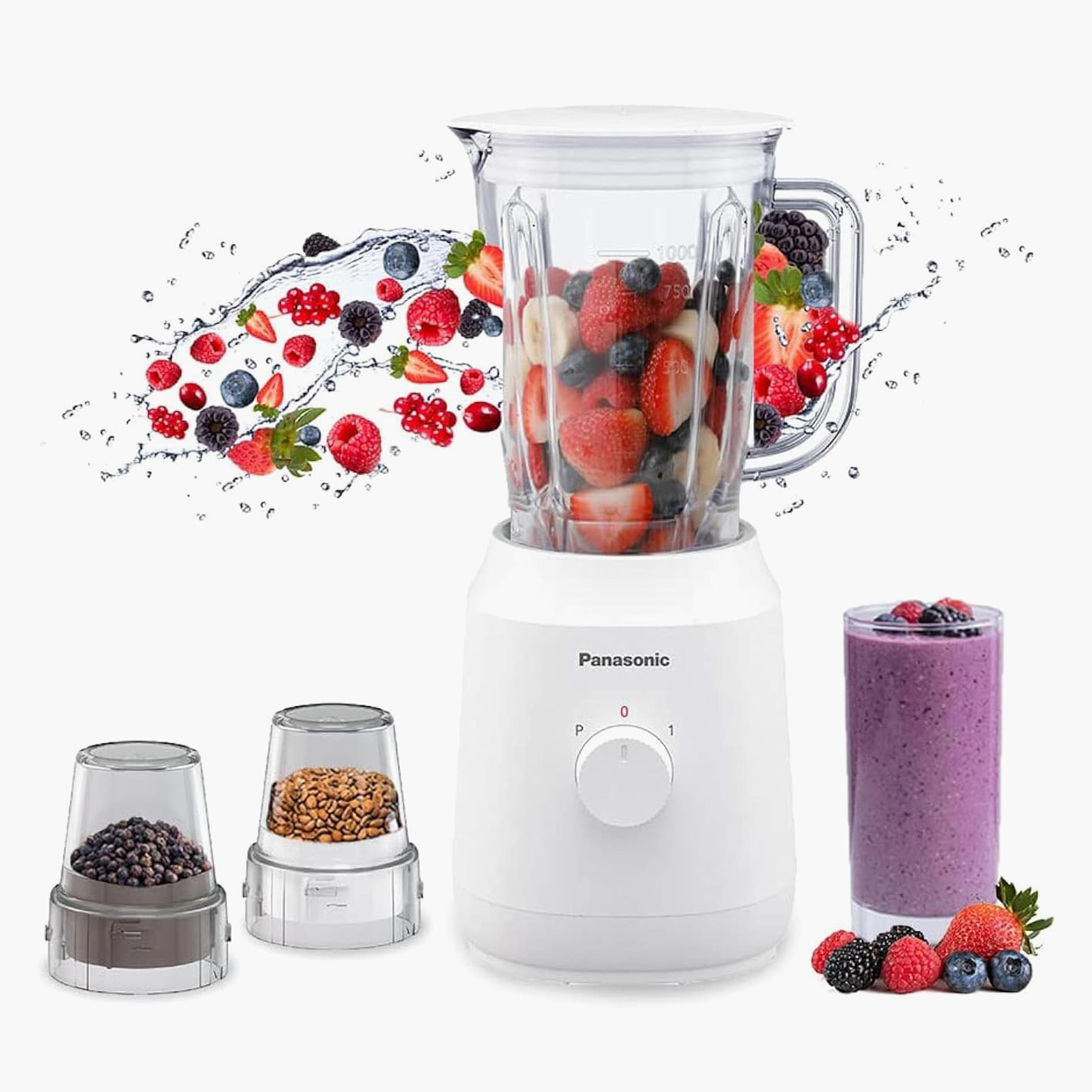 خلاط 400 واط مع 2 مطحنة من باناسونيك - MXEX1021WTZ-hbxhomeware-appliances-blendersmixersandgrinders-image-1