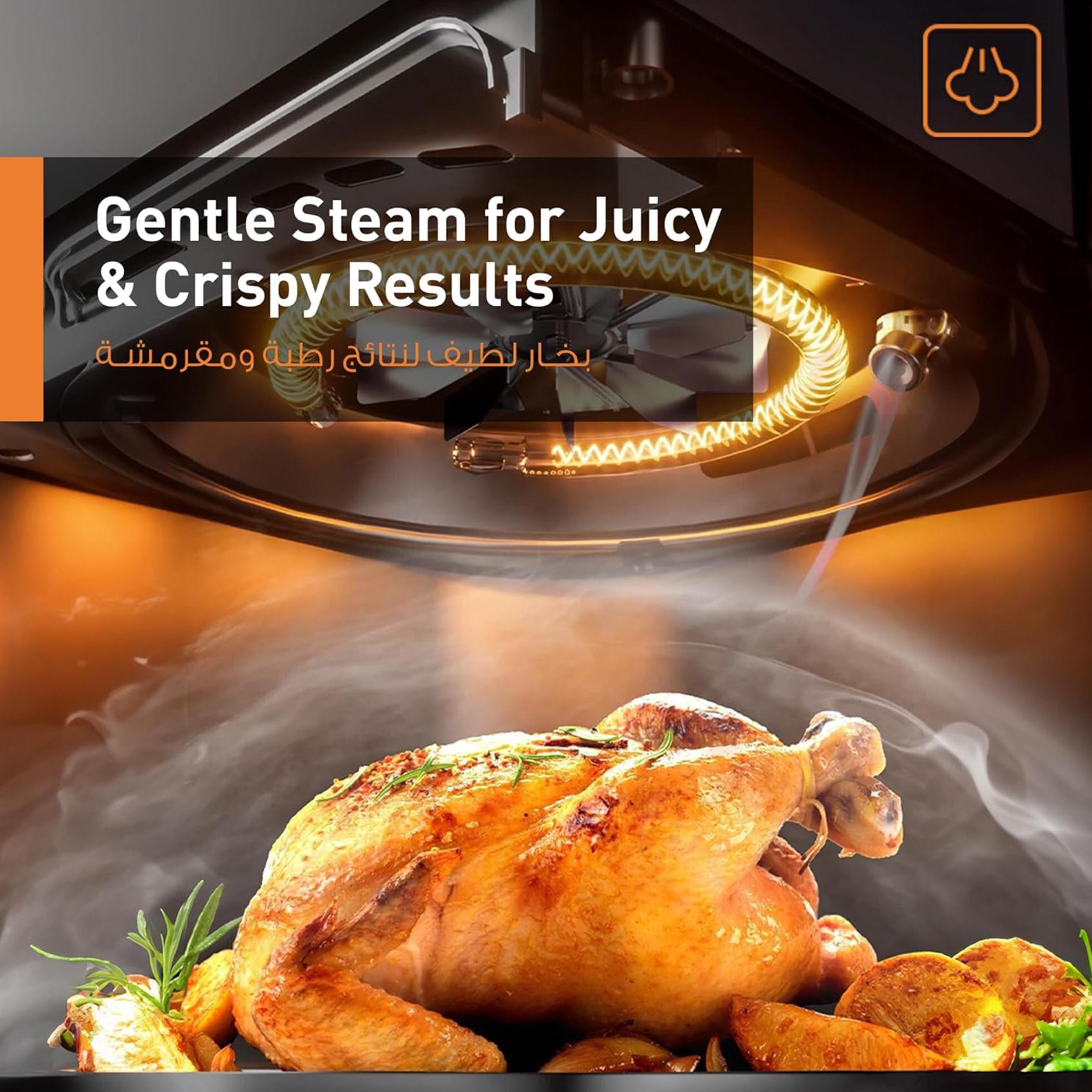 Panasonic 1450W 6L Gentle Steam Air Fryer  with Viewing Window - NF-CC600-hbxhomeware-appliances-airfryers-image-6