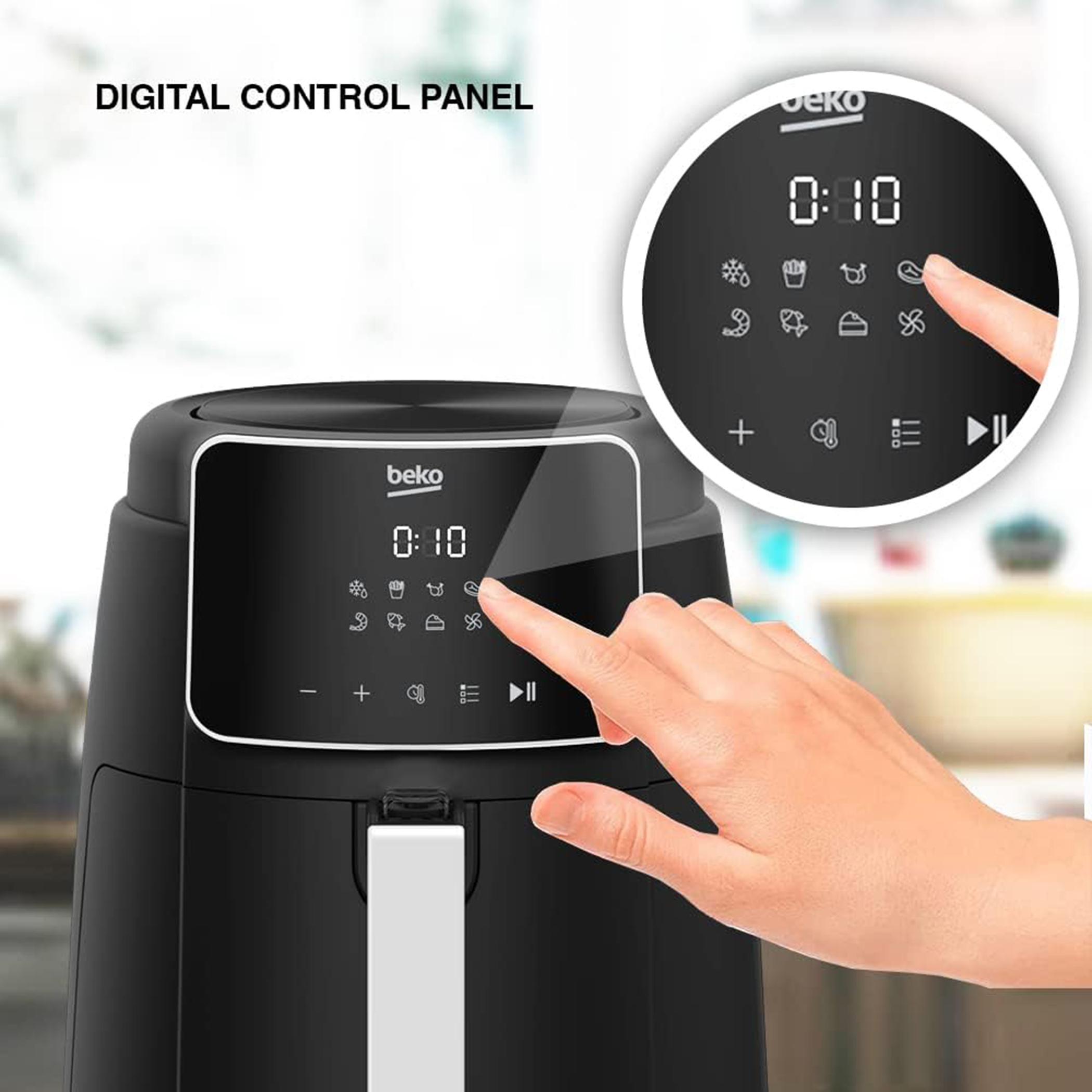 Beko FRL2244B Digital Air Fryer - 4.7 L-hbxhomeware-appliances-airfryers-image-2
