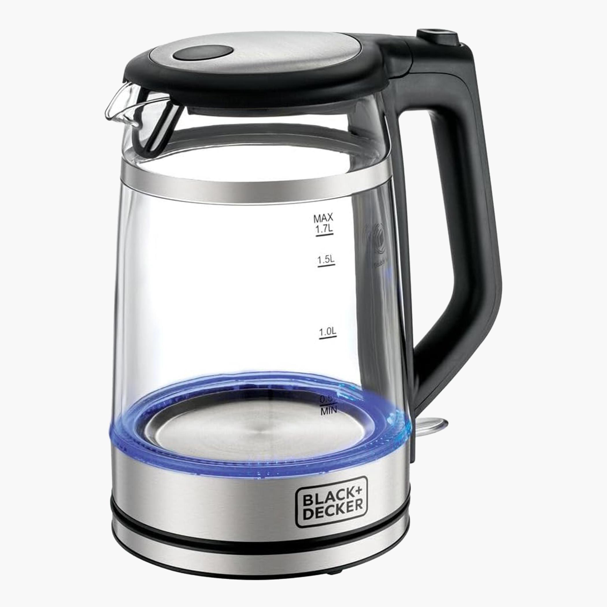 Black & Decker 2200W 1.7L Double Wall Glass Kettle - GK220-B5-hbxappliances-kitchenappliances-electrickettles-image-1
