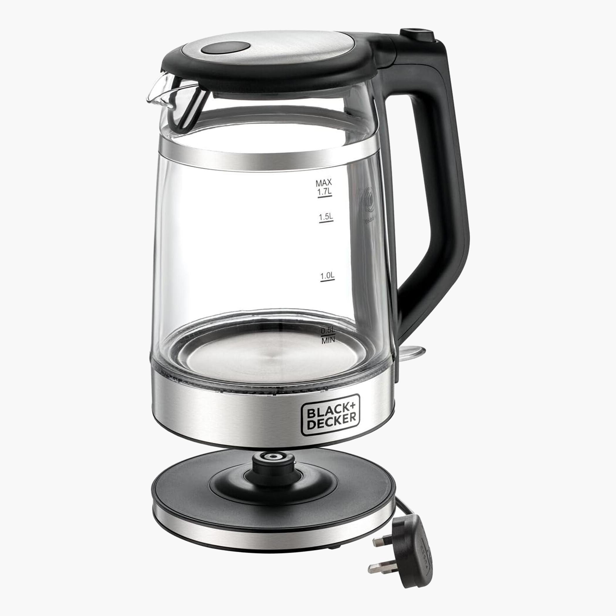 Black & Decker 2200W 1.7L Double Wall Glass Kettle - GK220-B5-hbxappliances-kitchenappliances-electrickettles-image-5