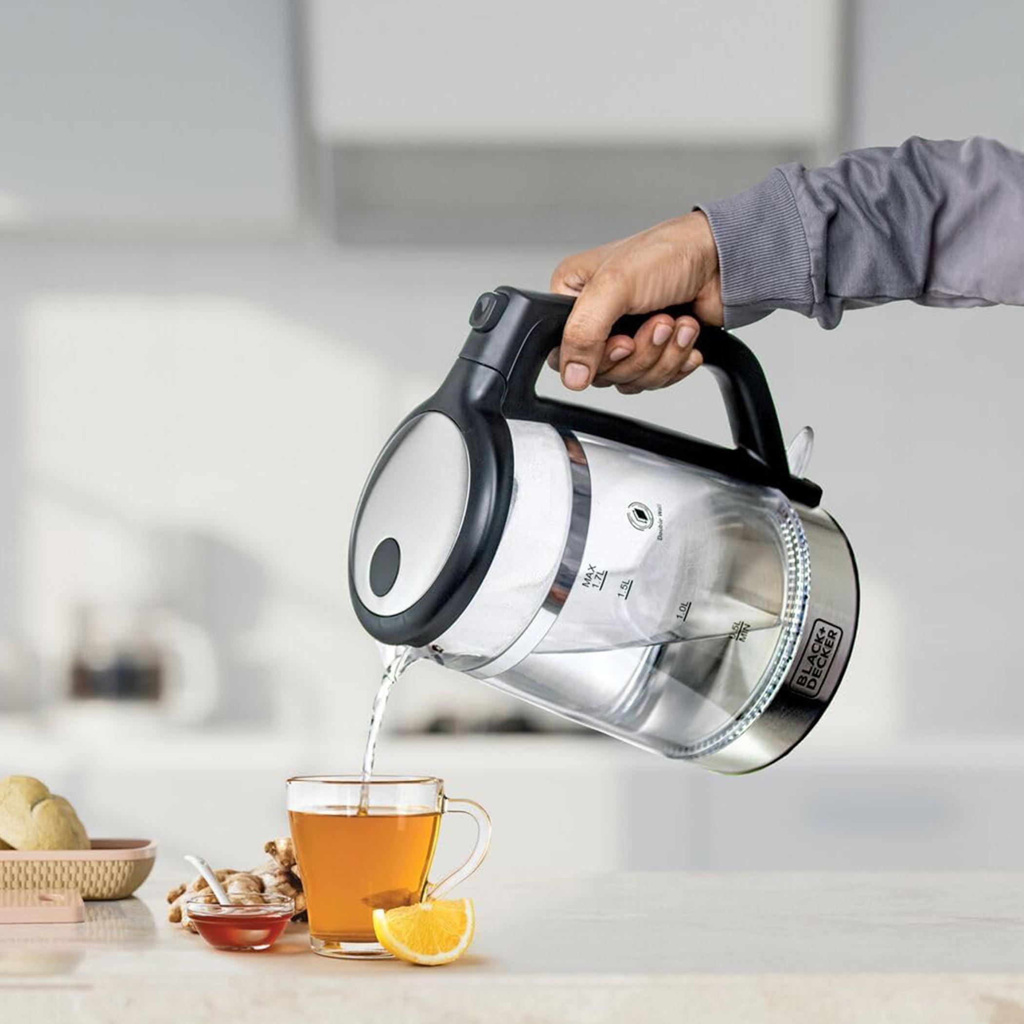 Black & Decker 2200W 1.7L Double Wall Glass Kettle - GK220-B5-hbxappliances-kitchenappliances-electrickettles-image-6
