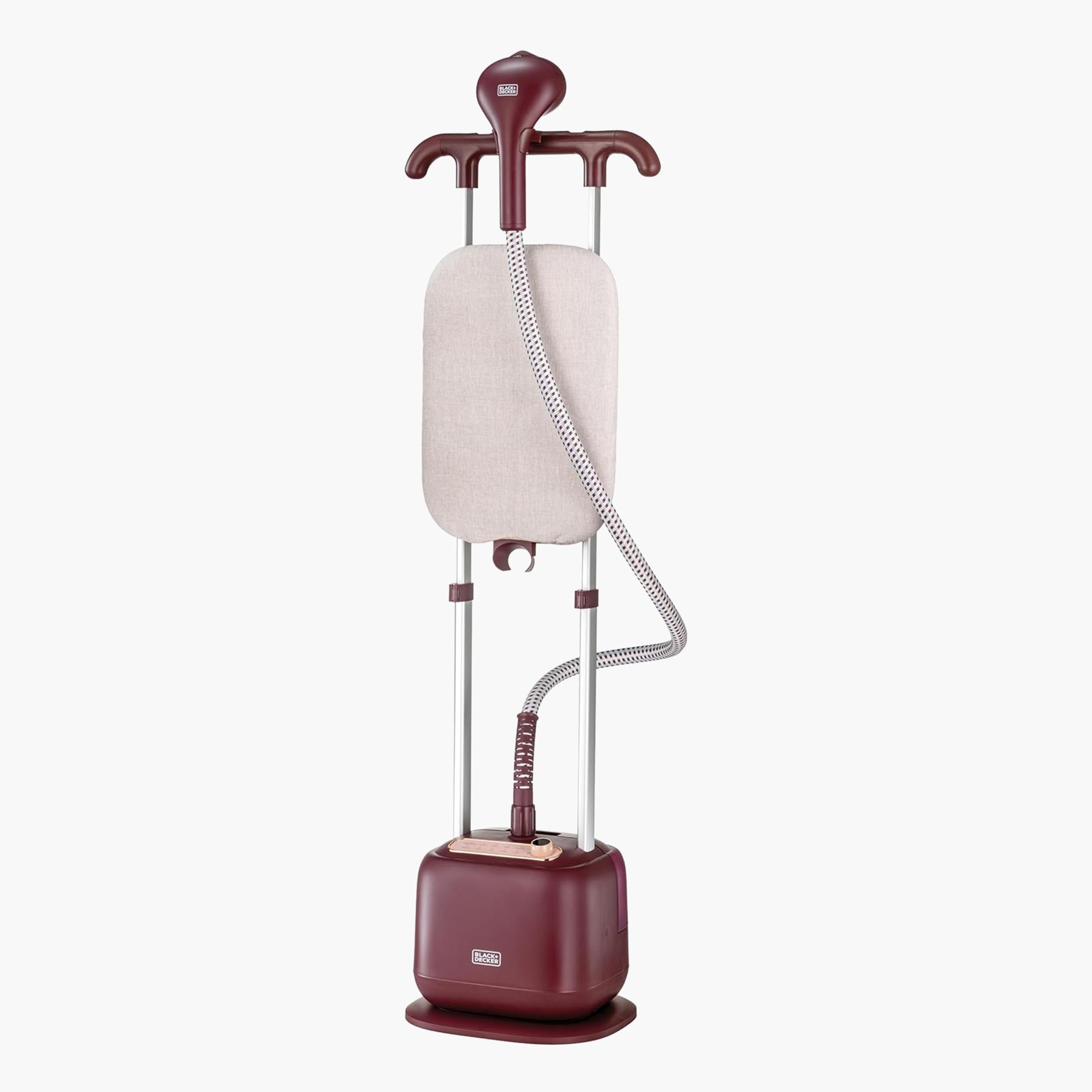 مكواة بخار عمودية 2400 واط رقمية بقضبان مزدوج و6 مستويات من بلاك آند ديكر - GSTD2450-B5-hbxhomeware-hbxbathroom-image-1