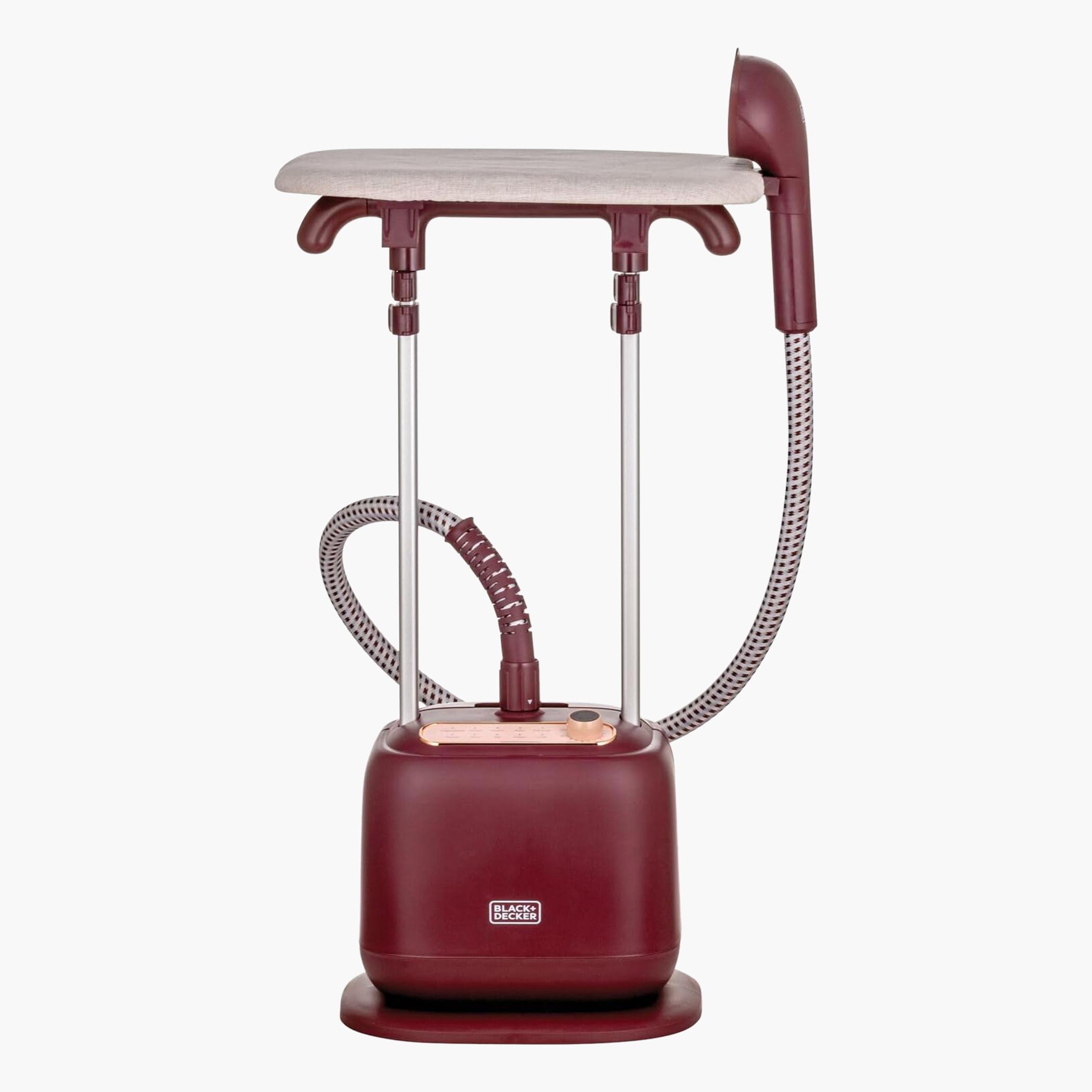 مكواة بخار عمودية 2400 واط رقمية بقضبان مزدوج و6 مستويات من بلاك آند ديكر - GSTD2450-B5-hbxhomeware-hbxbathroom-image-2