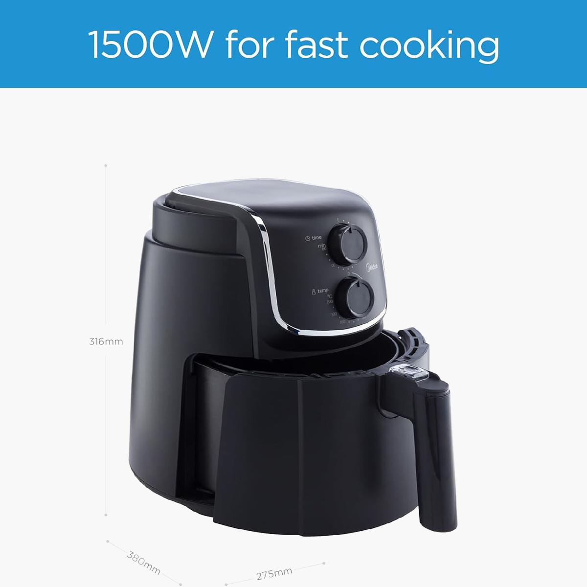 مقلاة هوائية رقمية - MFTN40D2 من ميديا-hbxhomeware-appliances-airfryers-image-2