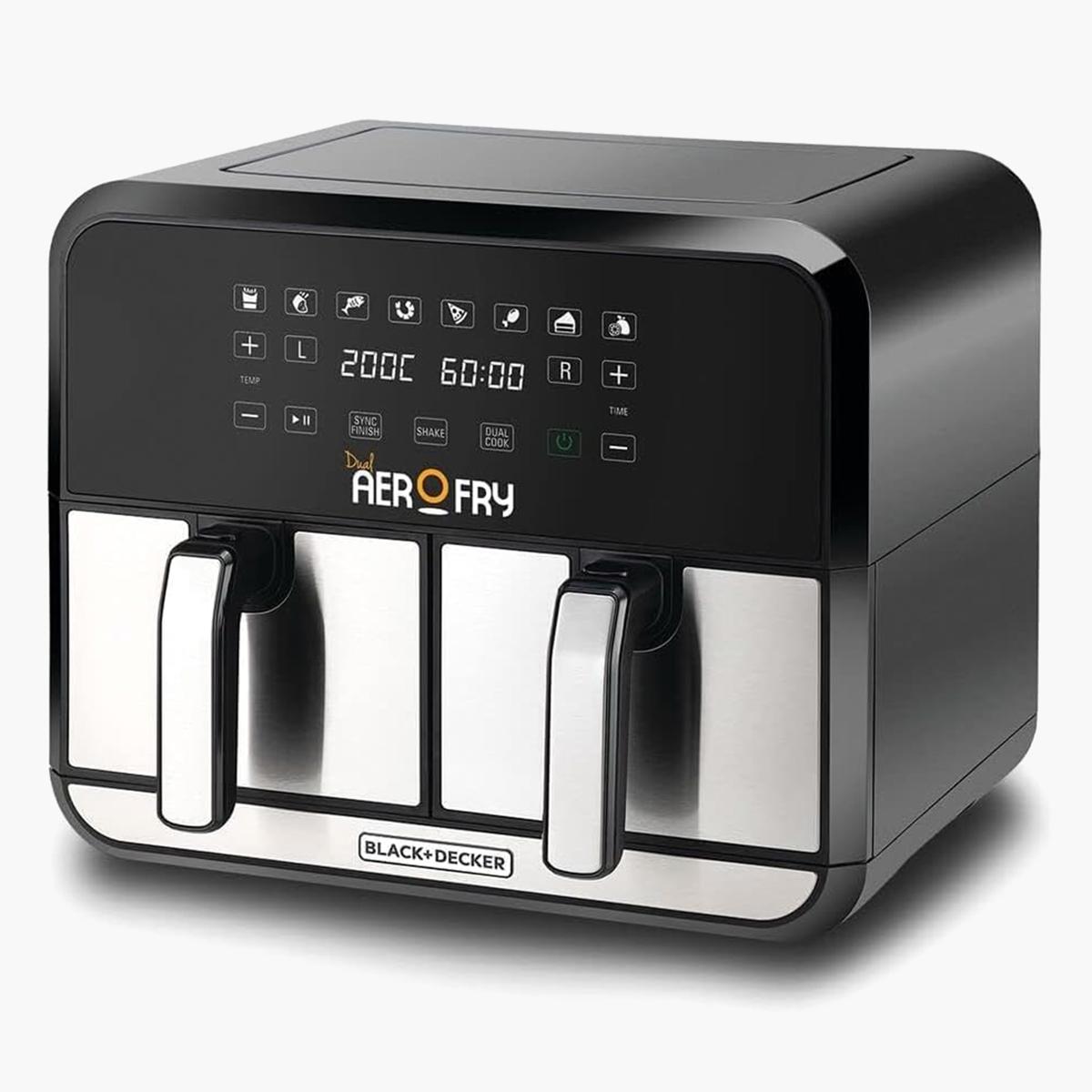 Black & Decker Digital Dual Zone Air Fryer - DZAF1700-B5-hbxhomeware-appliances-airfryers-image-1