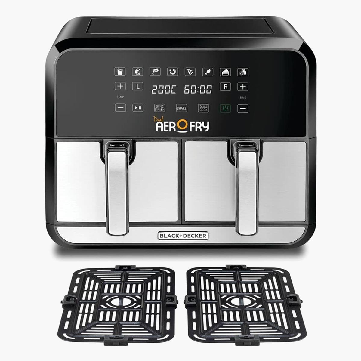 Black & Decker Digital Dual Zone Air Fryer - DZAF1700-B5-hbxhomeware-appliances-airfryers-image-2