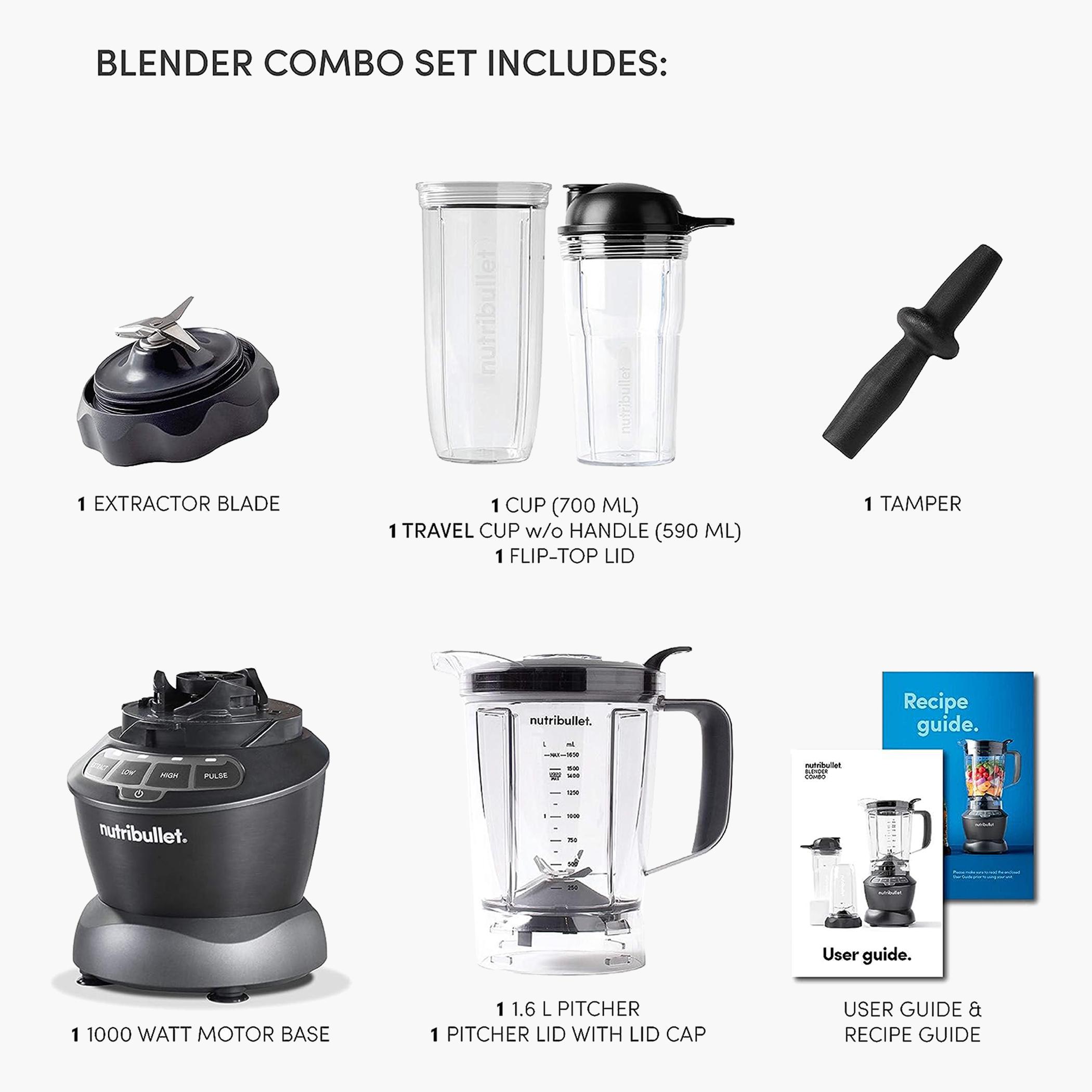Nutribullet Blender Combo - NBC-0910B NBC-10B-hbxhomeware-appliances-blendersmixersandgrinders-image-3