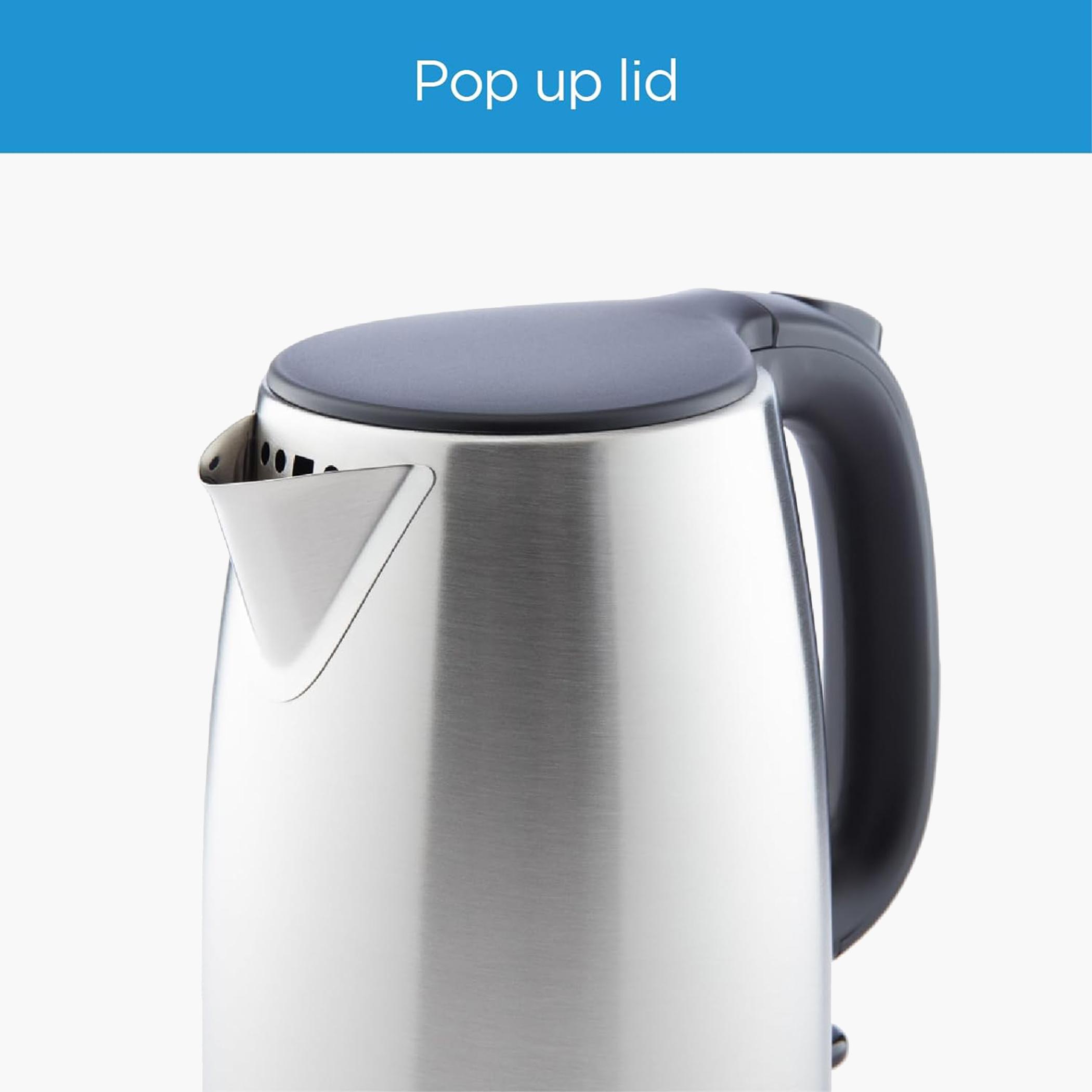 غلاية كهربائية لاسلكية 2200 واط بدوران 360 درجة من الستانليس ستيل من ميديا - 1.7 لتر-hbxappliances-kitchenappliances-electrickettles-image-7