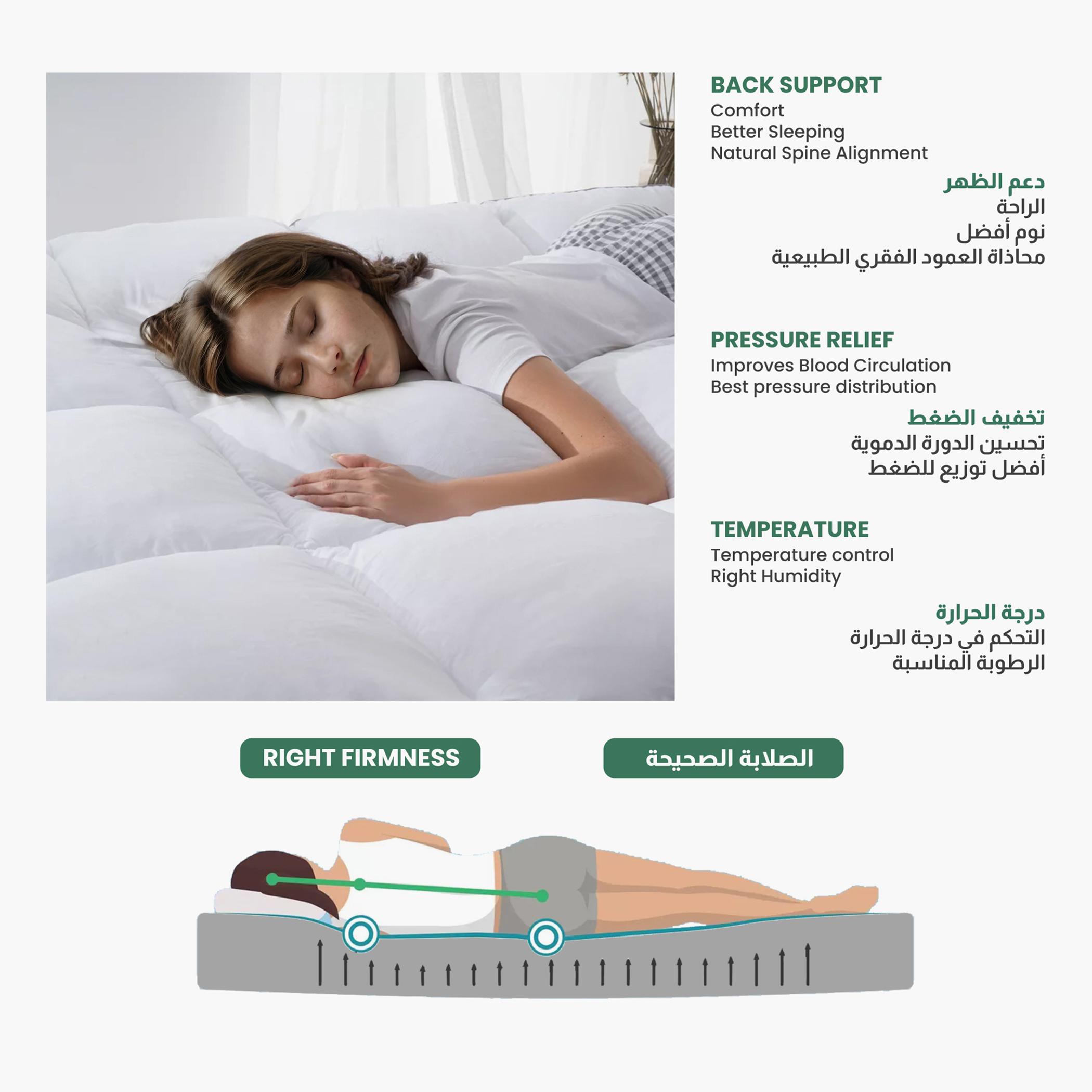Ultima Luxury Microfiber King Mattress Topper- 180x200+8 cm-hbxhomeware-hbxbedroom-image-4