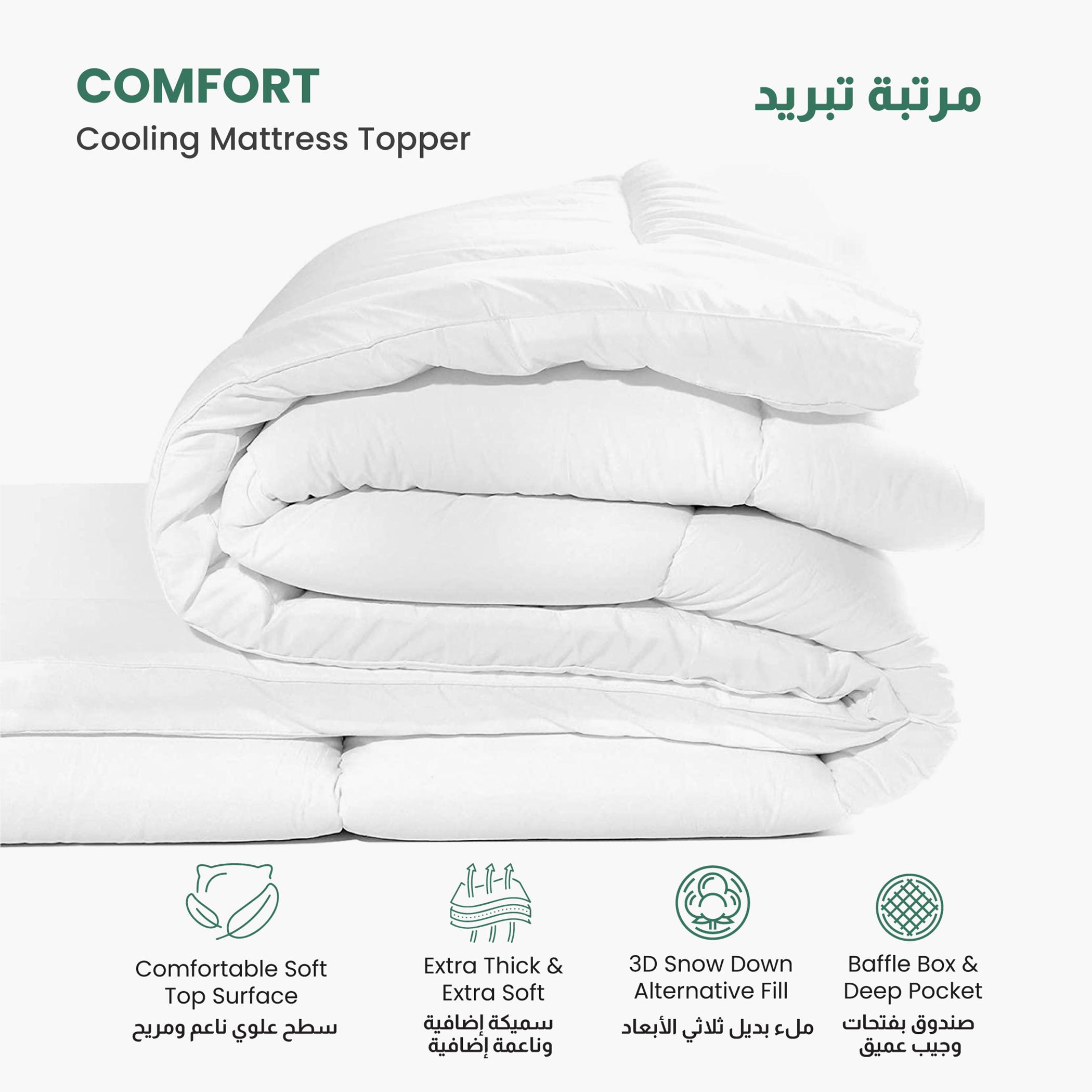 Ultima Luxury Microfiber Super King Mattress Topper - 200x200+8 cm-hbxhomeware-hbxbedroom-image-6
