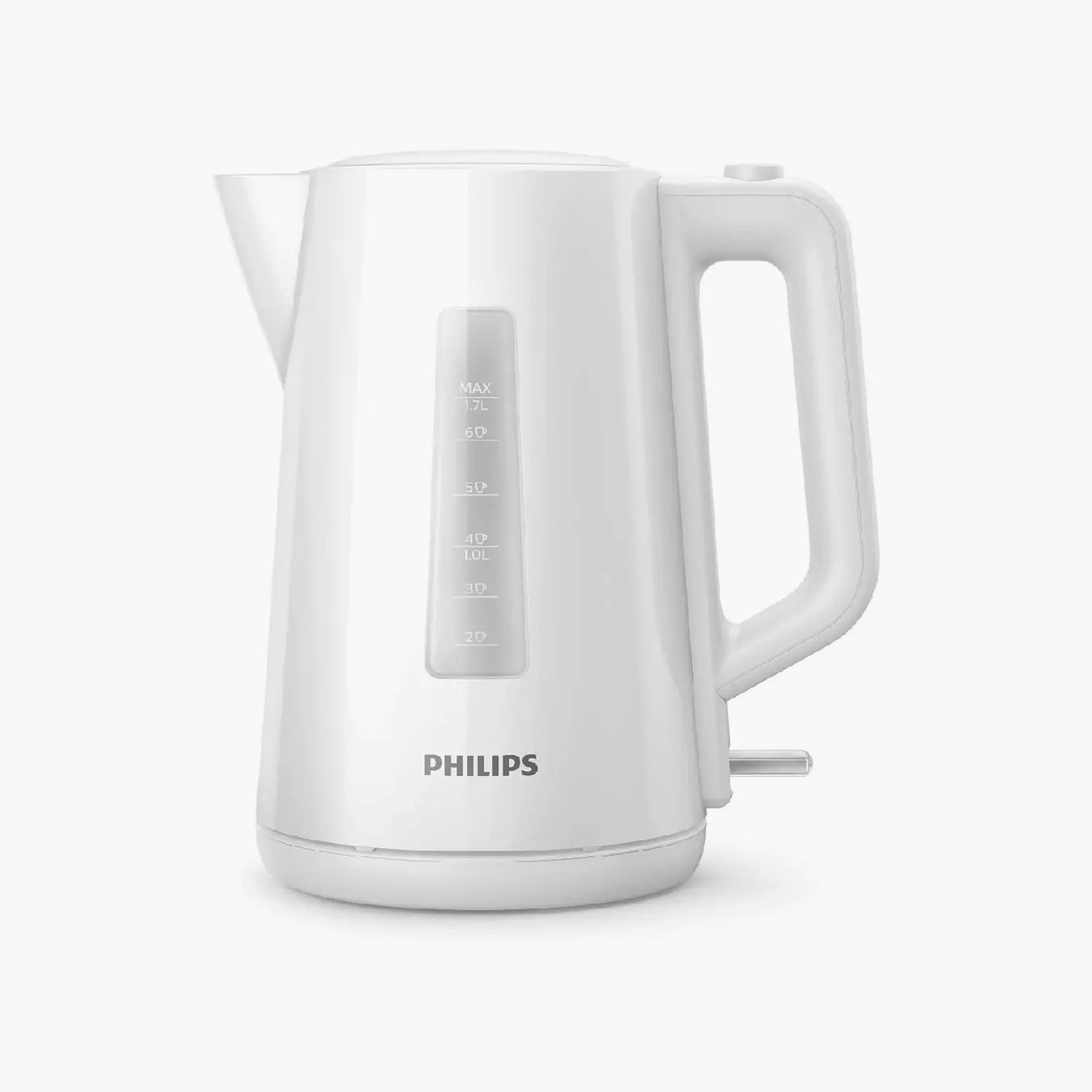 Philips Kettle 1.7L 22000W White | HD9318/01-household-appliances-kitchenappliances-electrickettles-image-1
