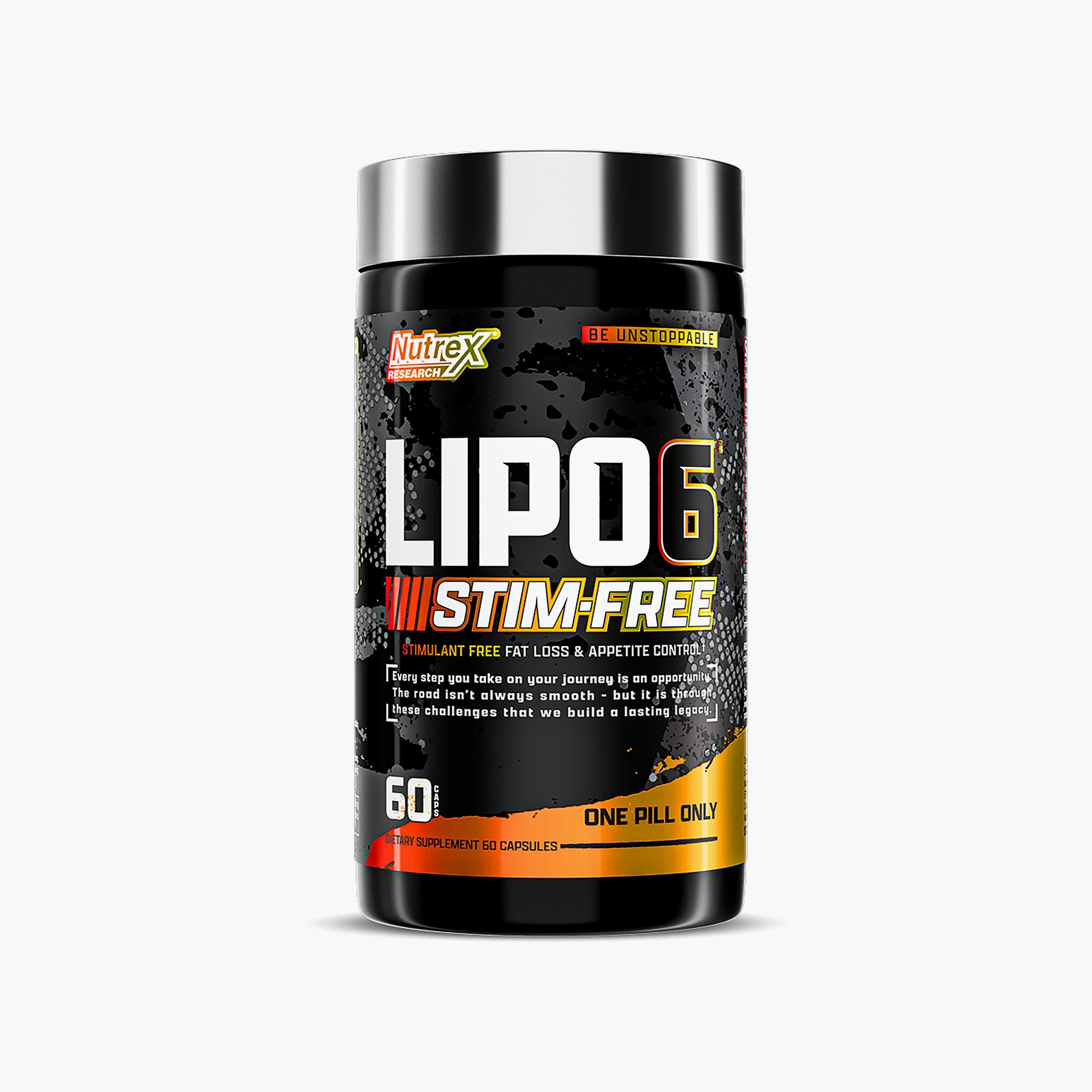 Nutrex Research Lipo 6 Black Stim Free, 60 Capsules-sports-nutrition-weightmanagement-image-1