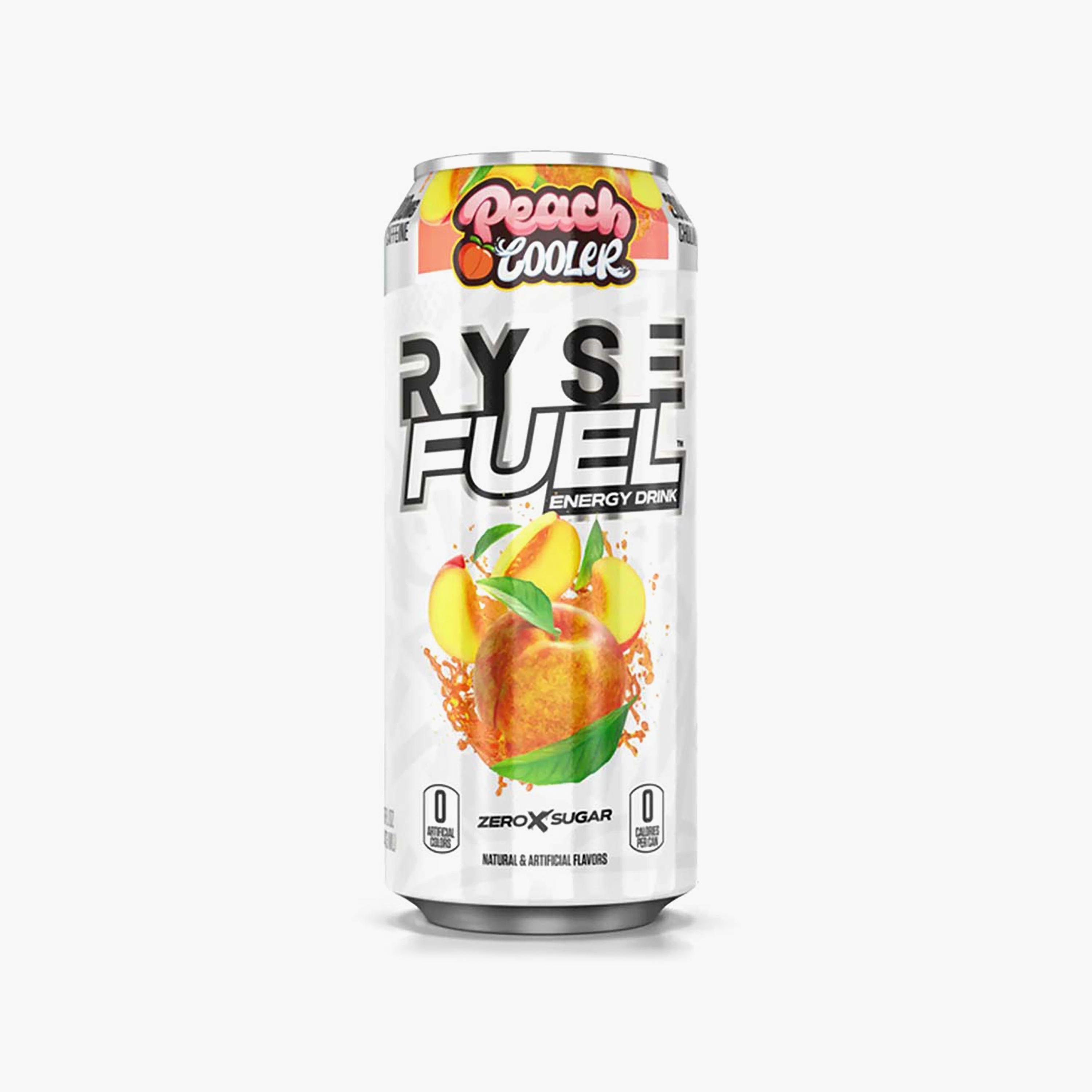 RYSE Fuel Energy Drink, Peach Cooler, 1 Can-sports-nutrition-prepostworkout-image-1