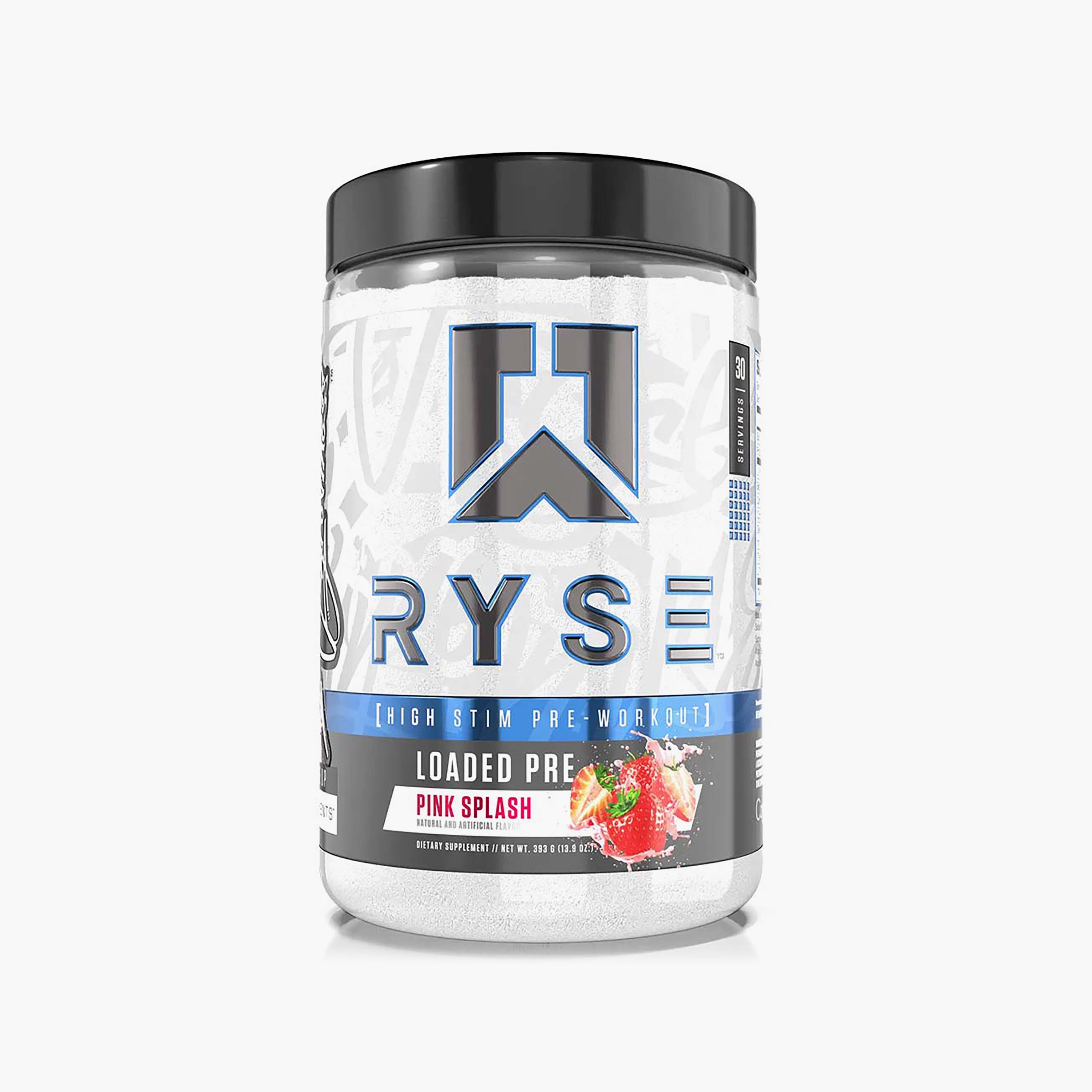 RYSE Loaded Pre Workout, Pink Splash, 30 Servings-sports-nutrition-prepostworkout-image-1