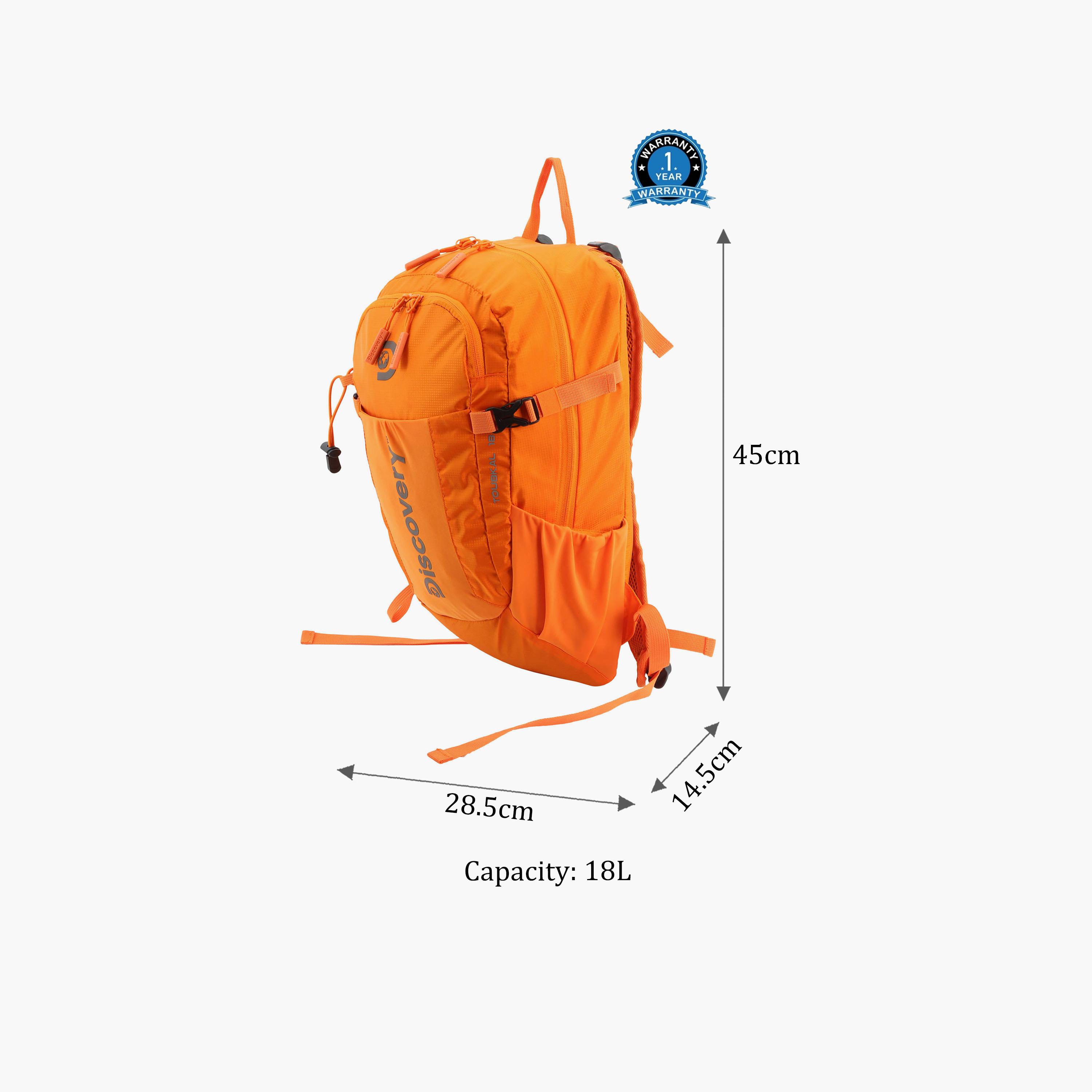 Discovery Outdoor 18 L | 17.5 Inches Travel Backpack Nylon with Adjustable Shoulder Straps | D00611-travel-luggagesandbags-backpacks-image-2